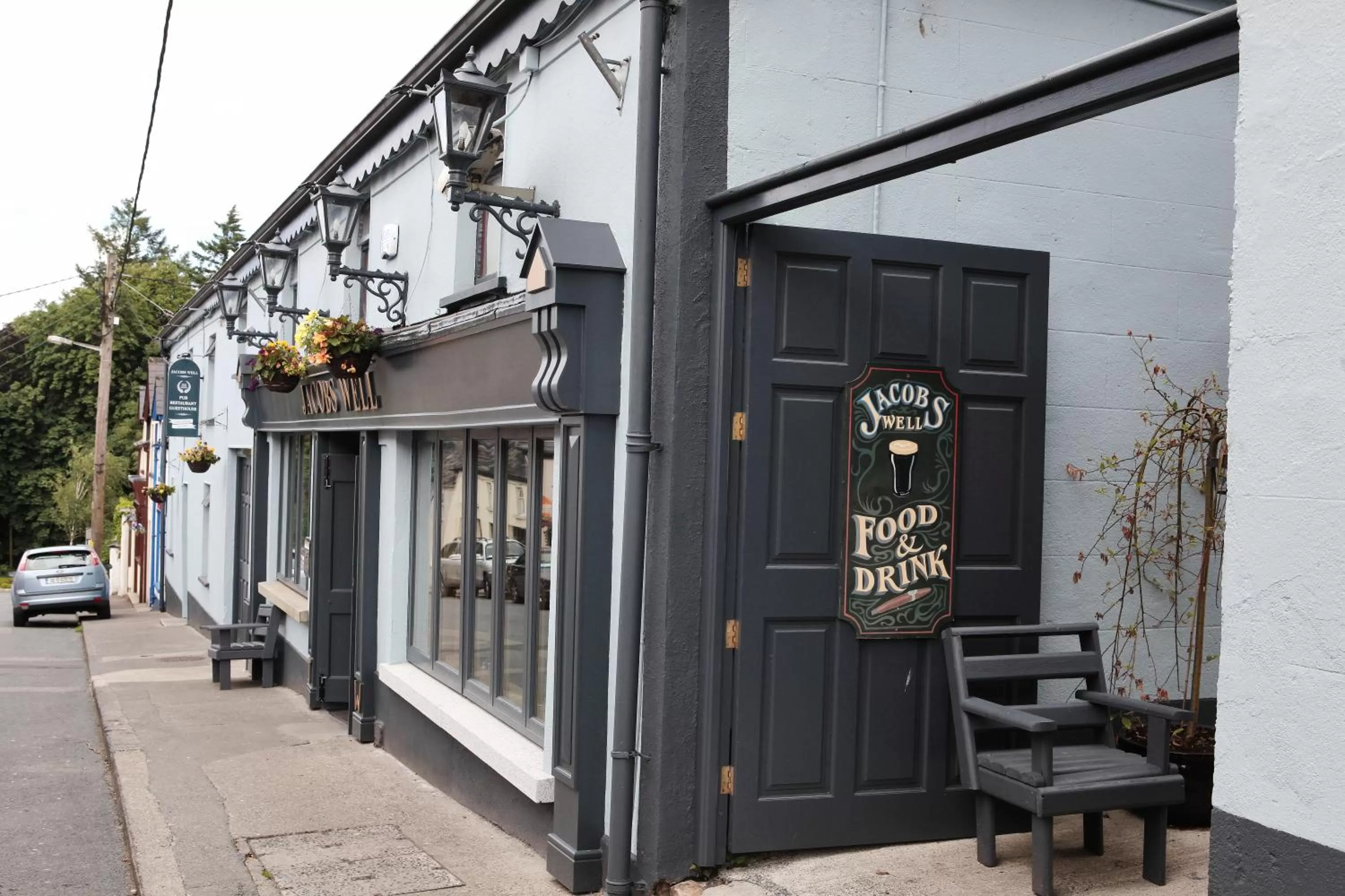 Decorative detail in Jacob's Well Hotel