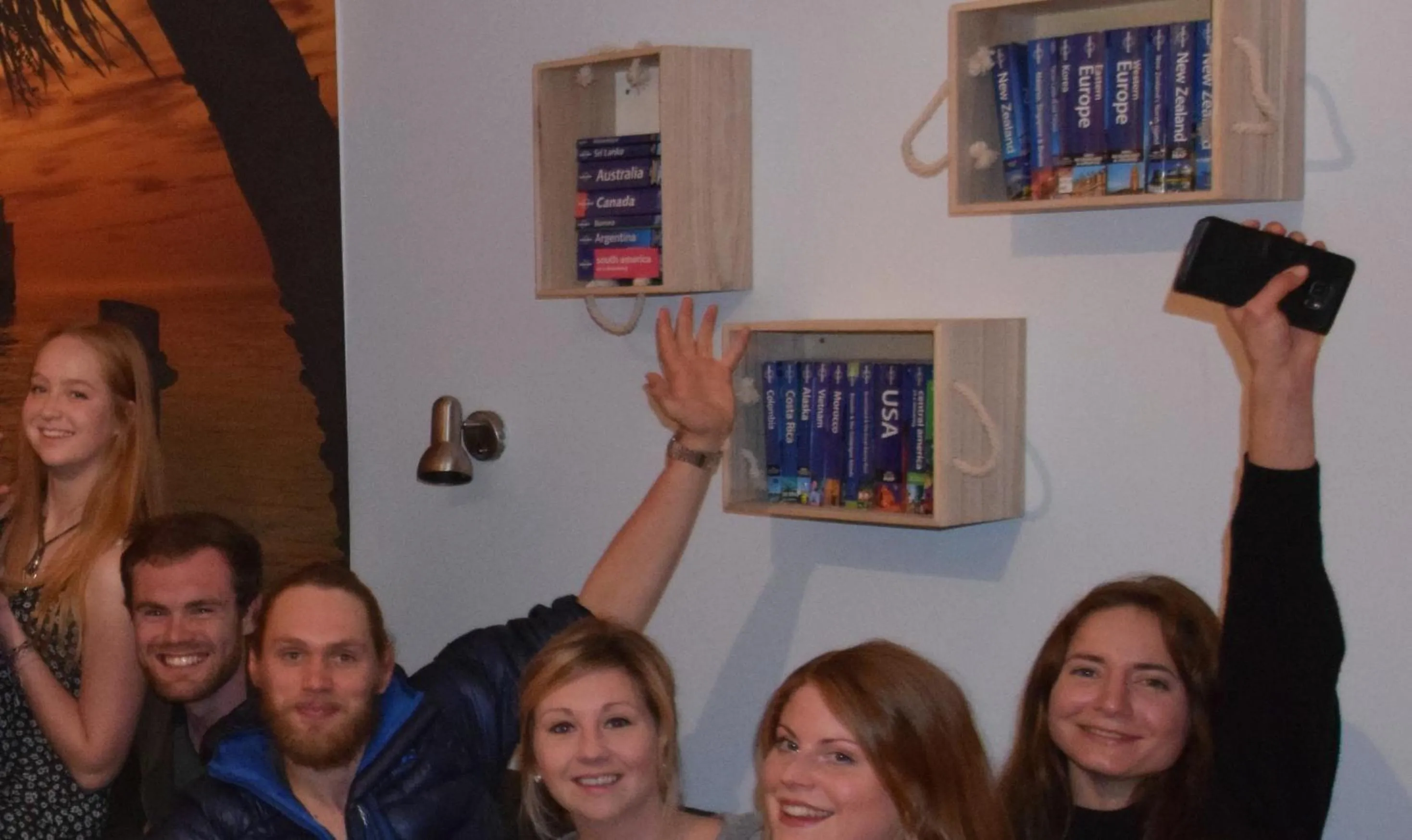 Lobby or reception in The Bug Backpackers