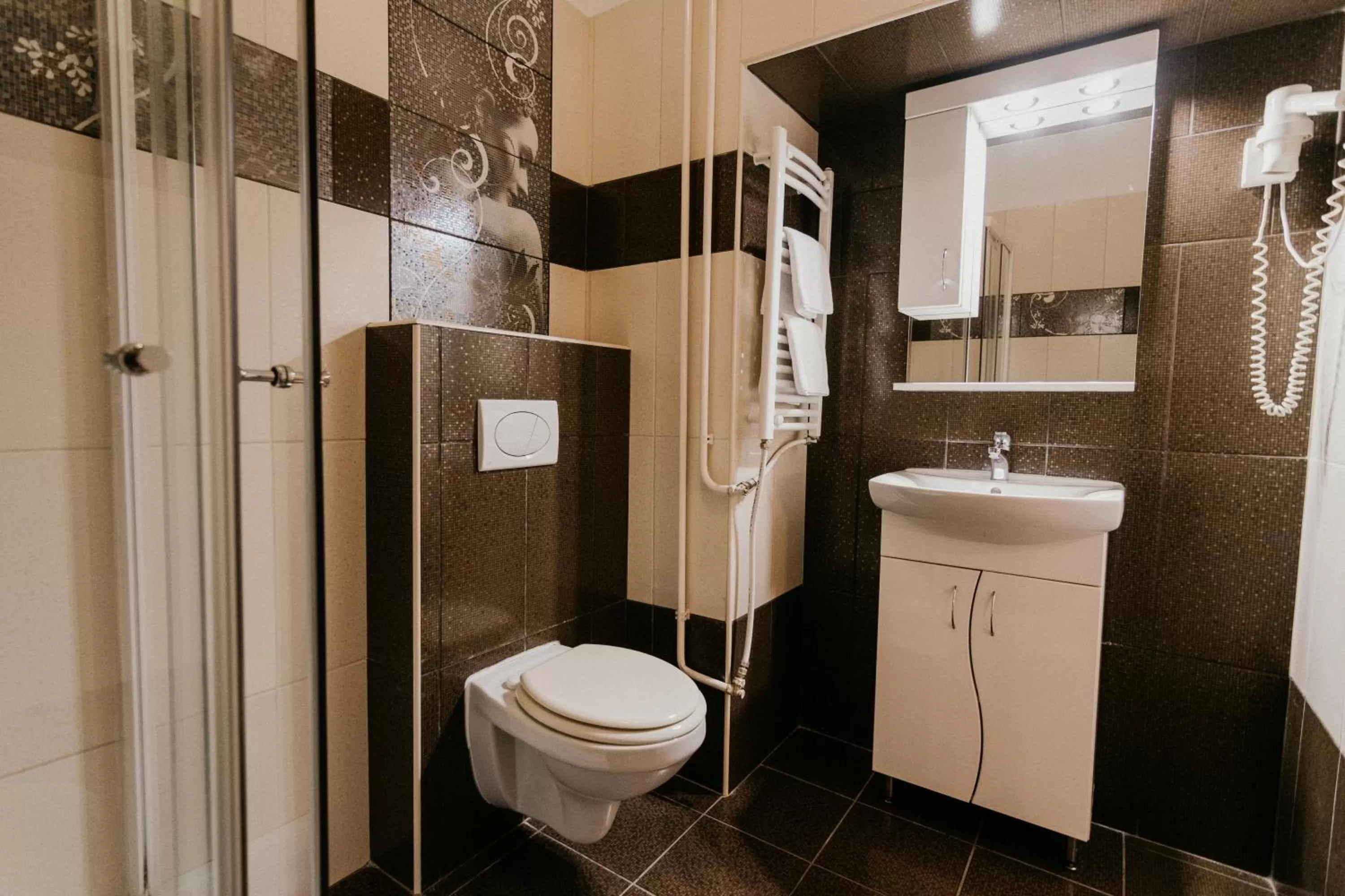 Bathroom in Tisza Hotel