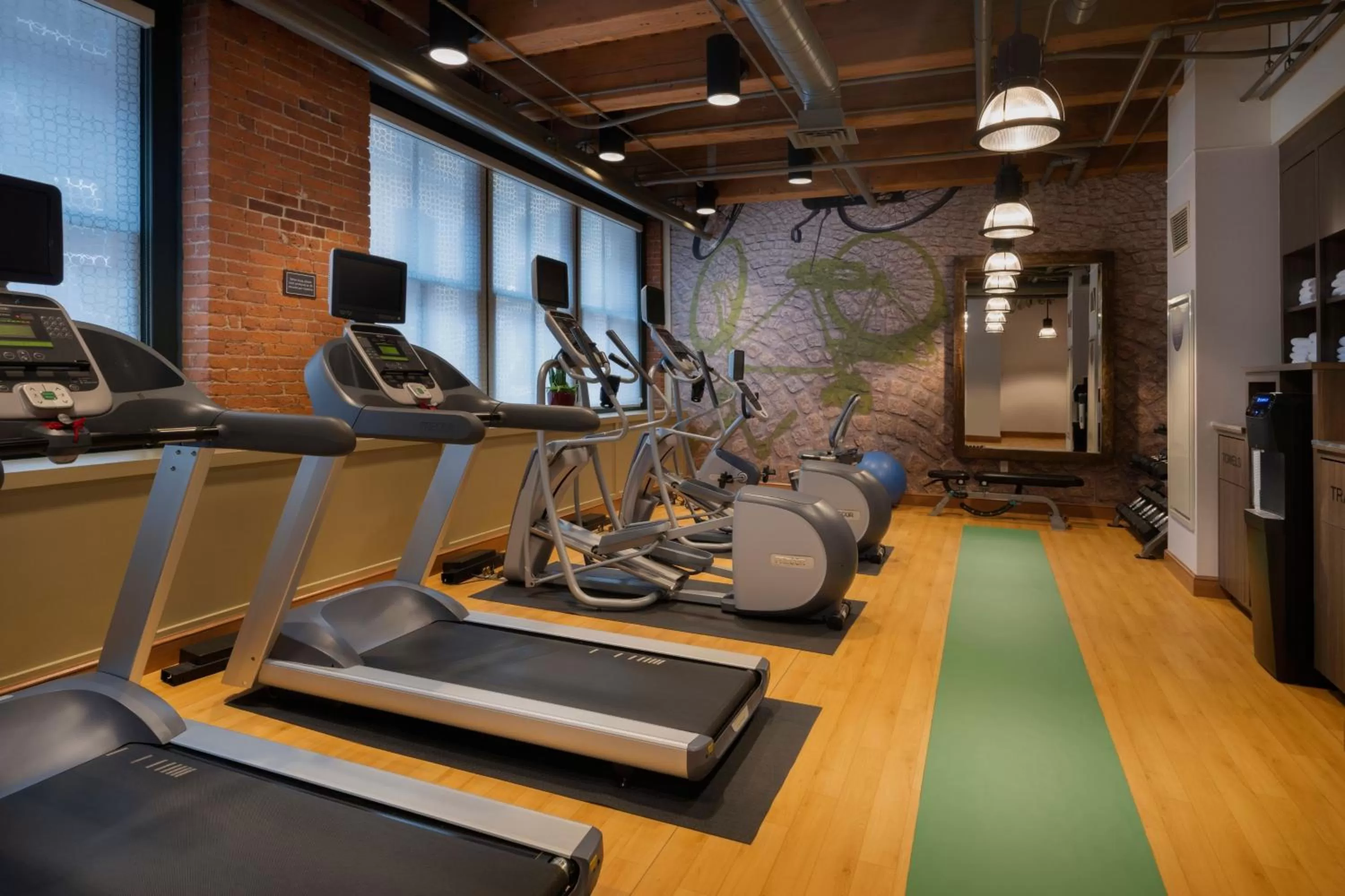 Fitness centre/facilities in Residence Inn by Marriott Boston Downtown Seaport