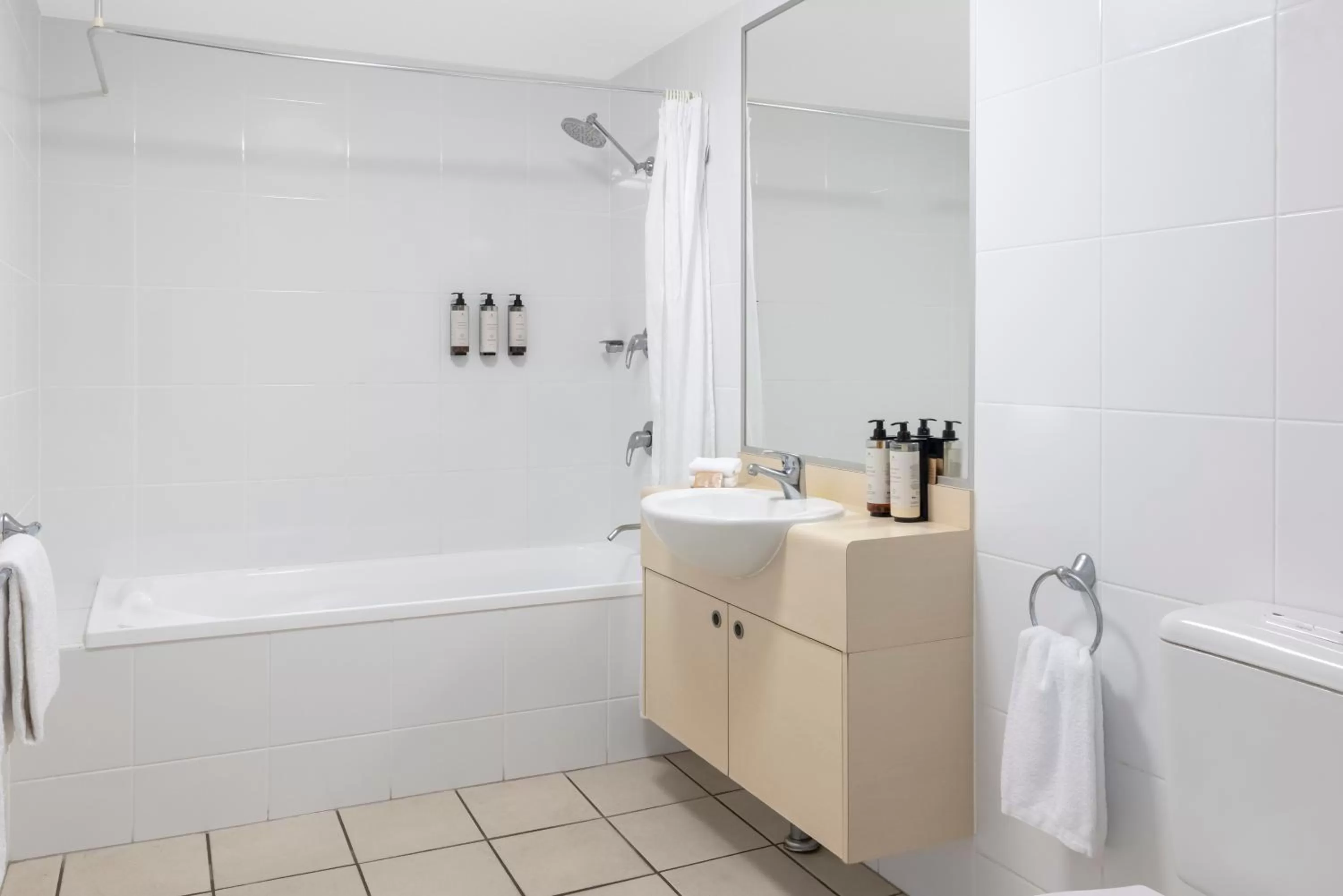 Bathroom in Ramada By Wyndham Marcoola Beach