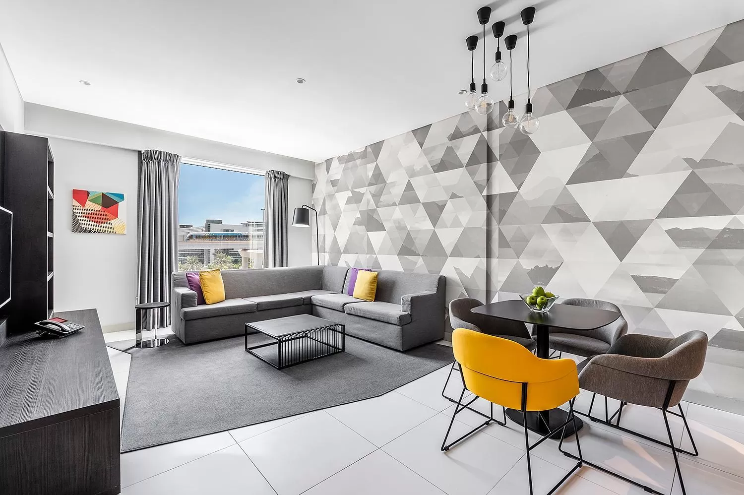 Living room in Studio M Arabian Plaza Hotel & Hotel Apartments