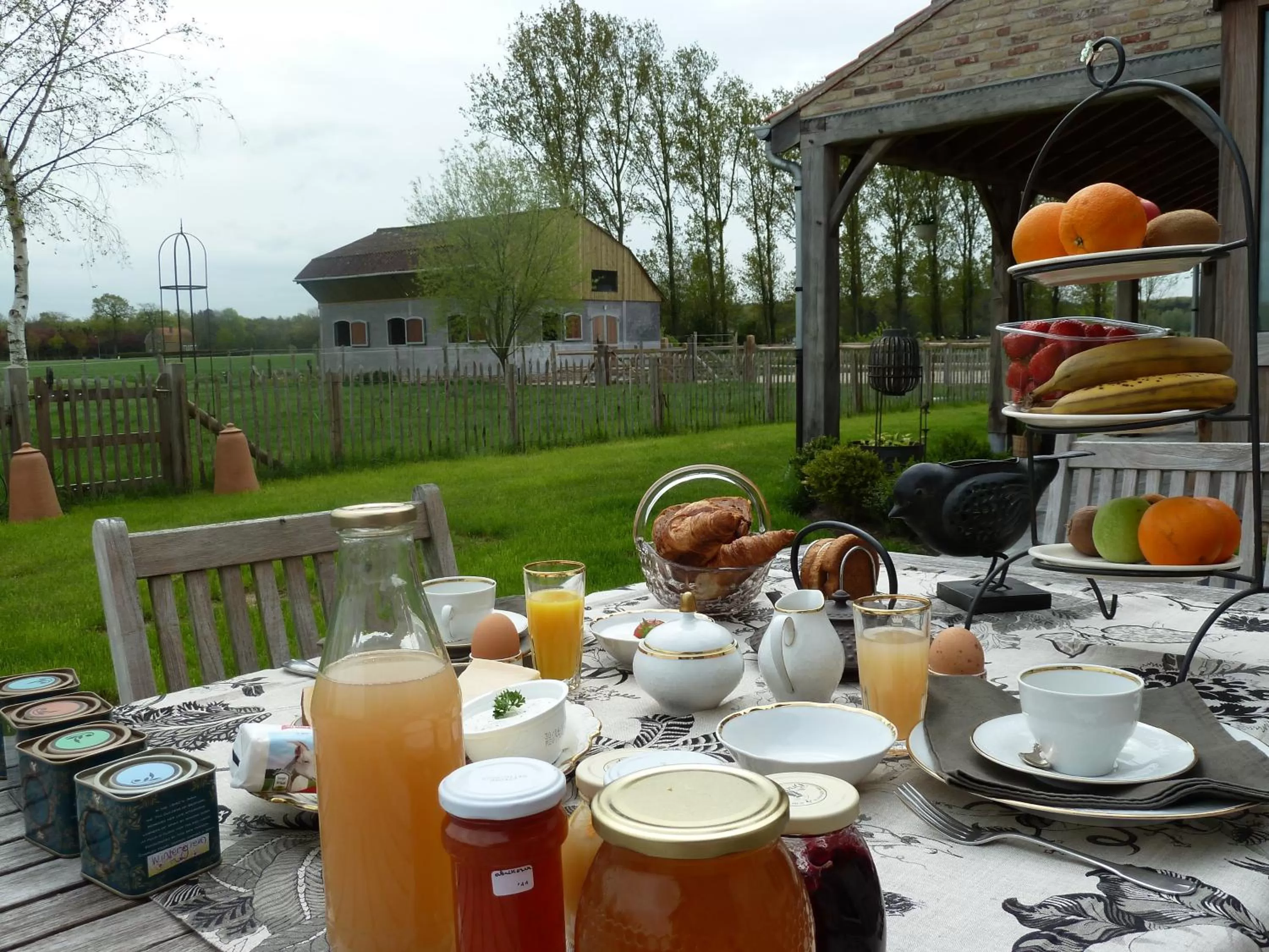 Balcony/Terrace in B&B De Vossenbarm