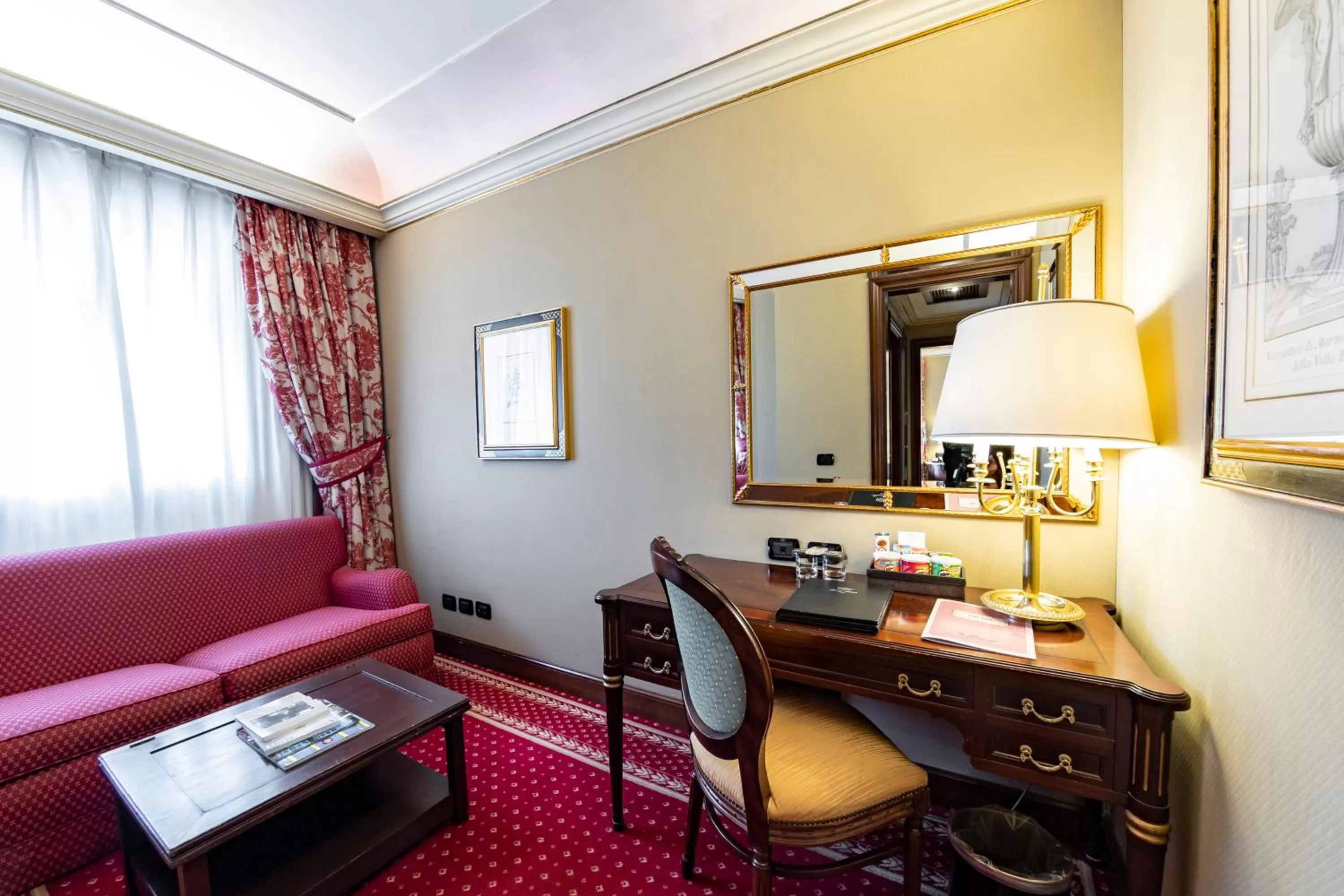 Living room in River Chateau Hotel