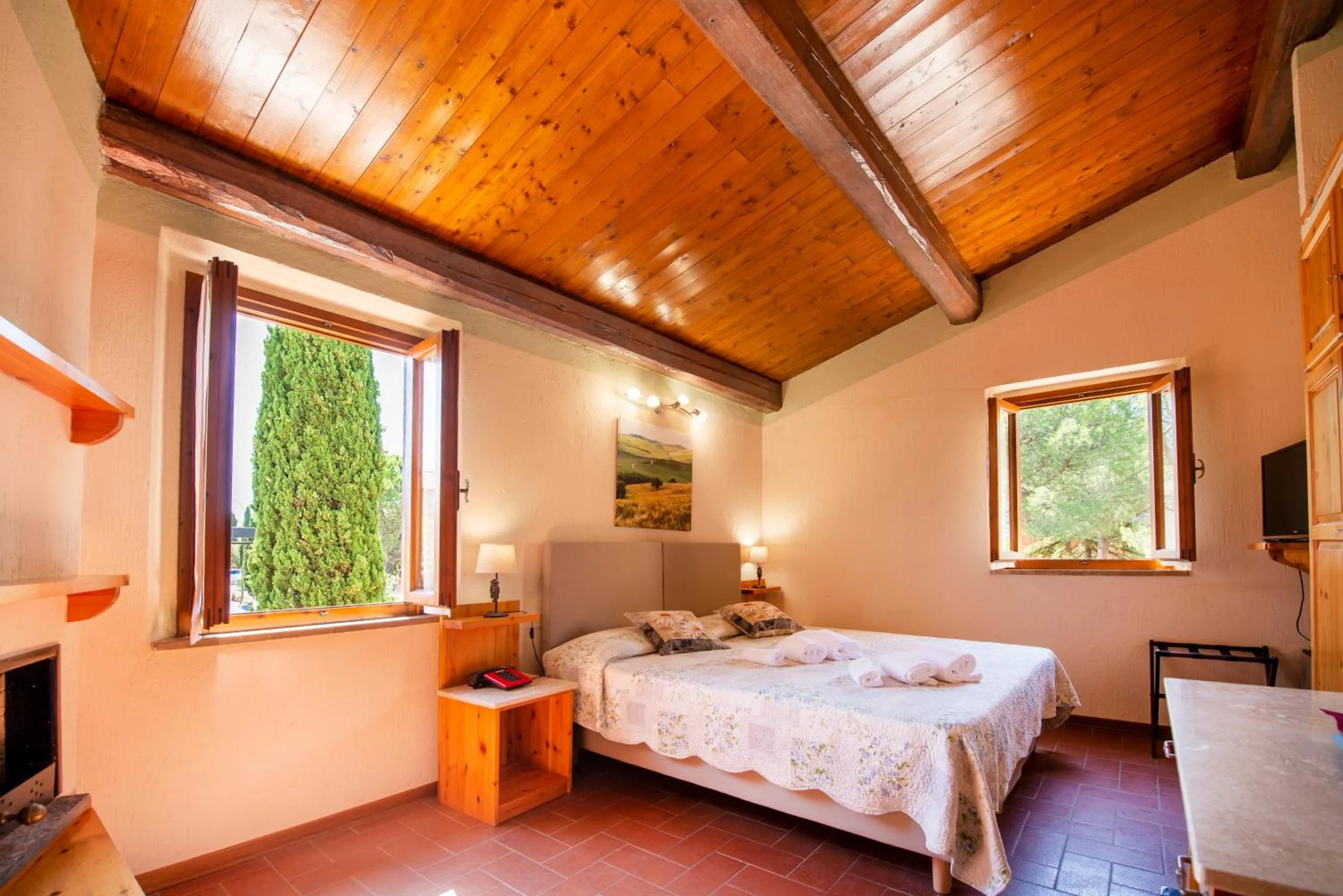 Bed in Hotel Palazzuolo