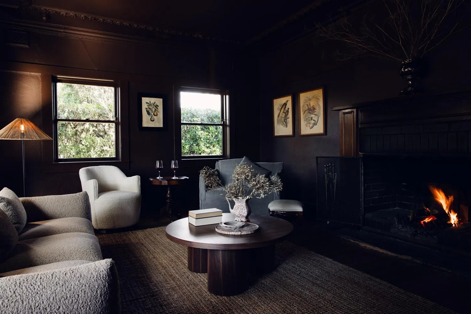 Living room in Links House