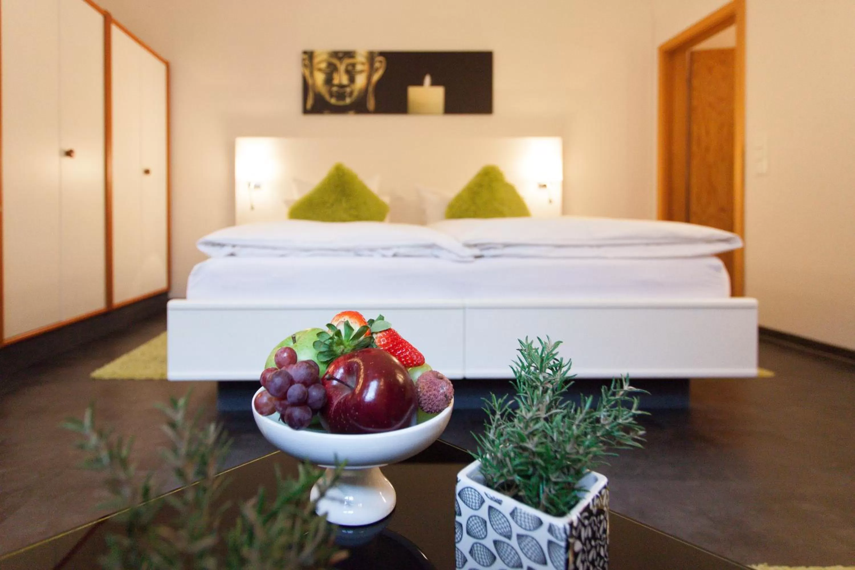 Bed in Hotel Am Grudenberg