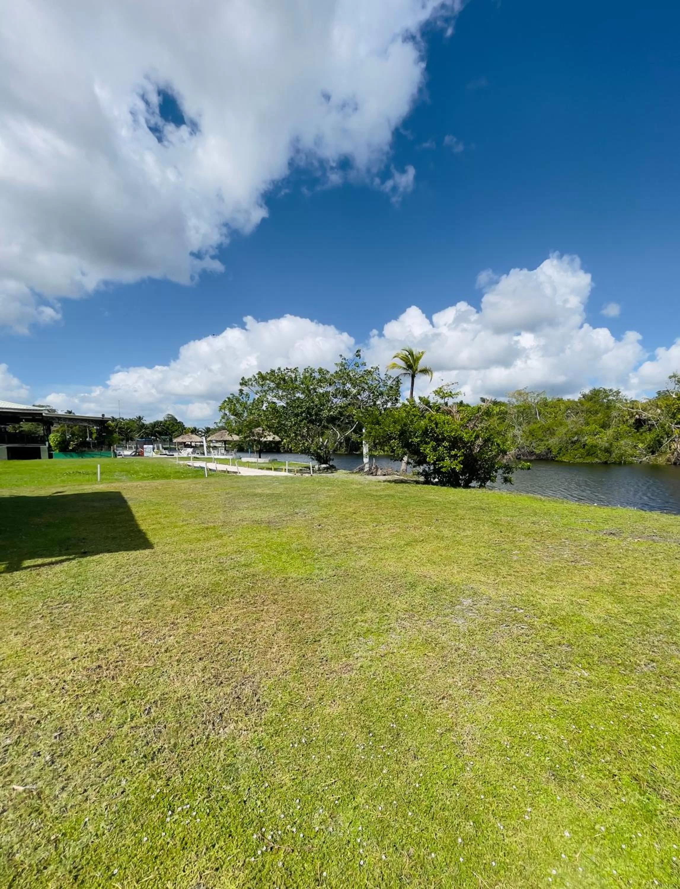 River view in Lamanai Riverside Retreat
