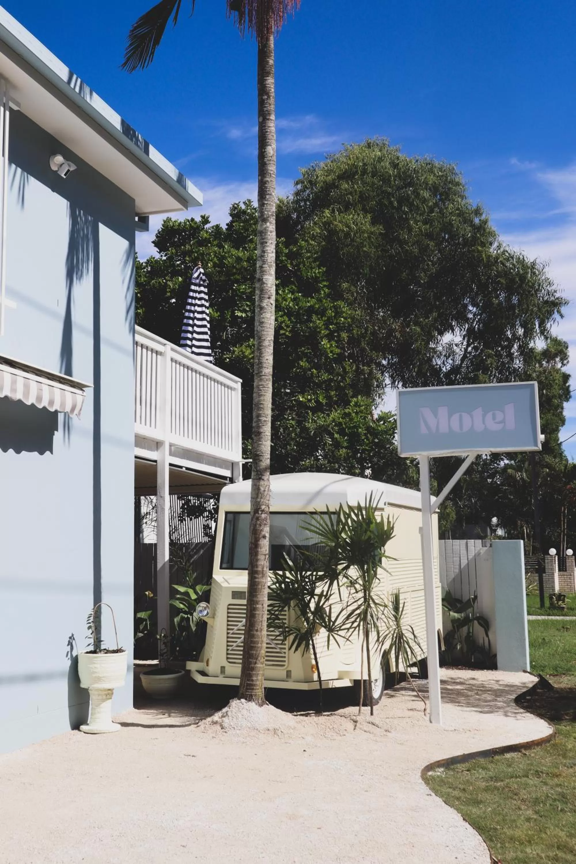 Property building in The Blue Water Motel