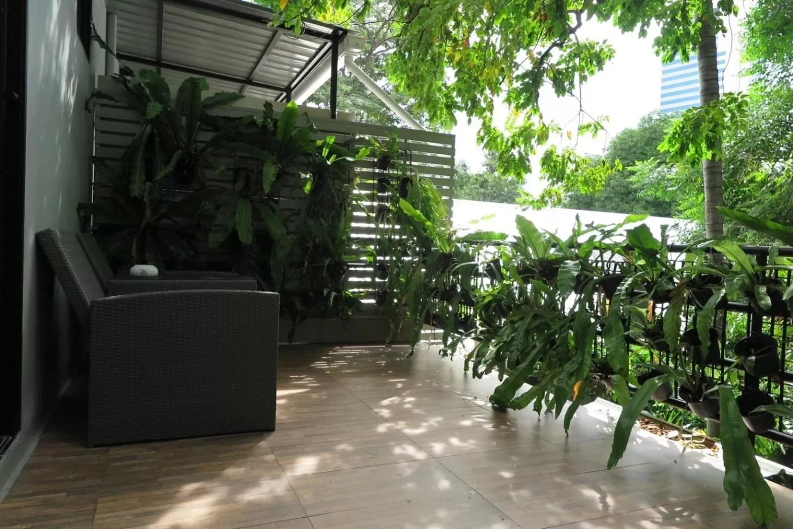 Patio in V20 Boutique Jacuzzi Hotel