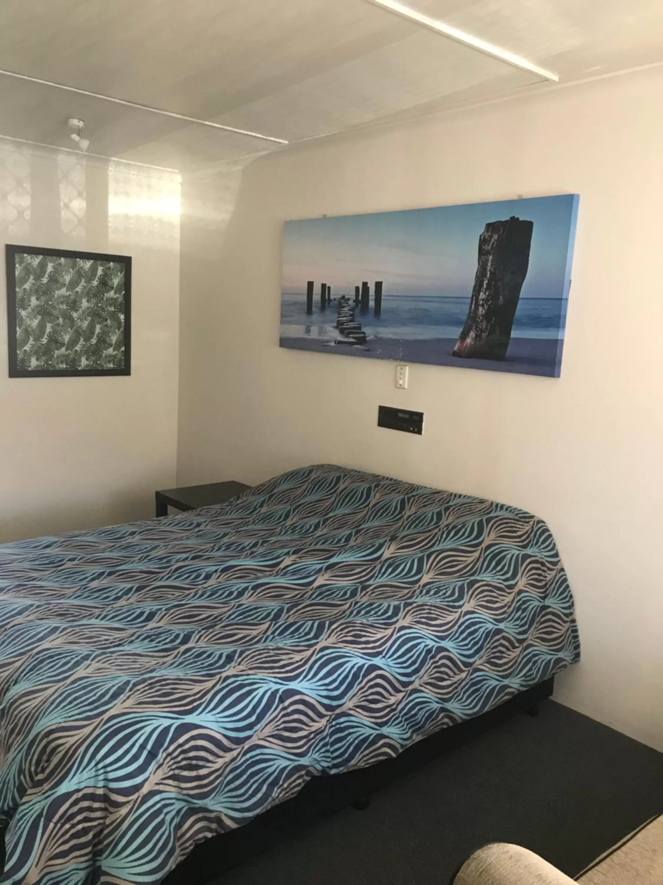 Bed in Classic Motel