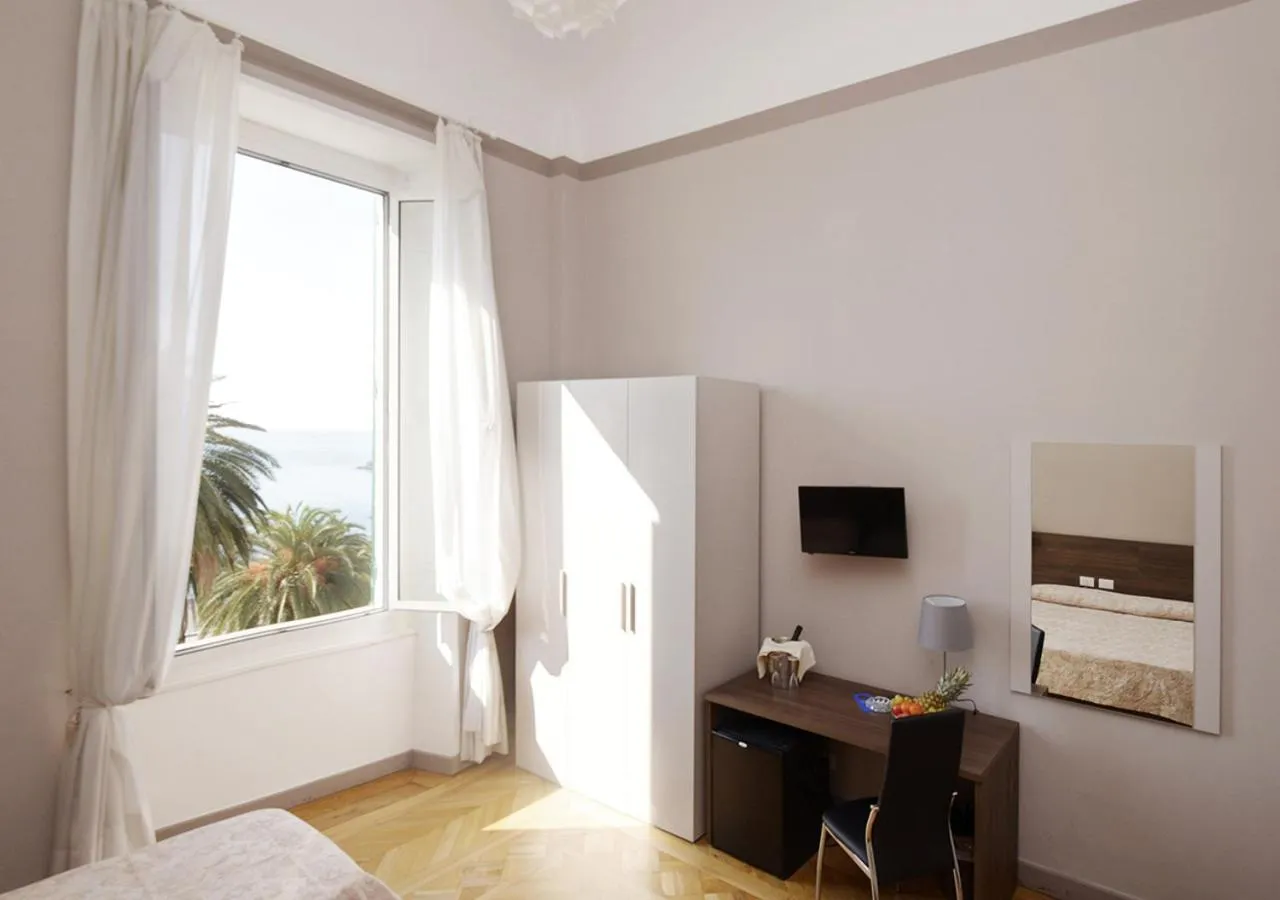 Bed in Hotel Mediterranee