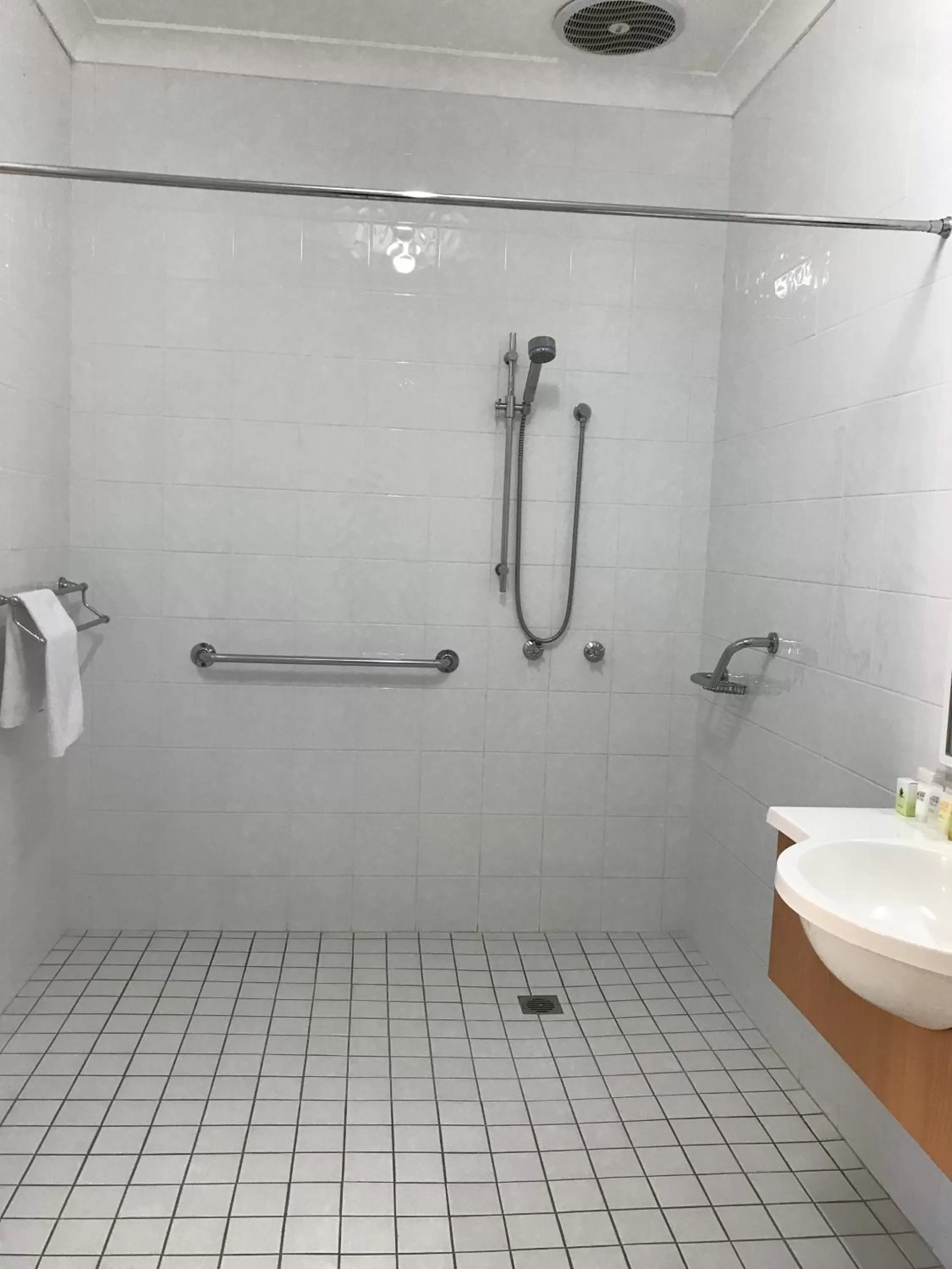 Bathroom in Country Gardens Motor Inn