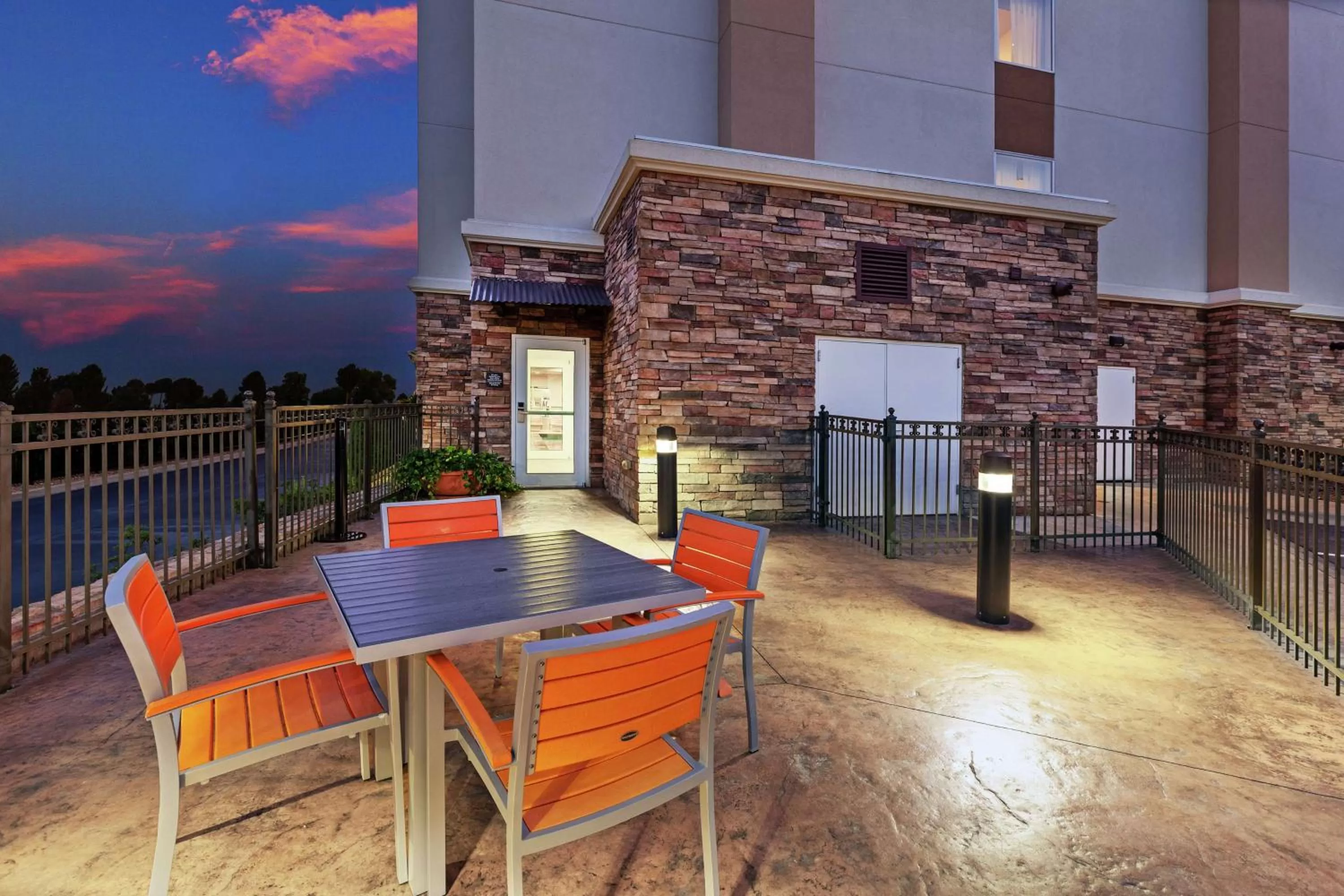 Patio in Hampton Inn North Little Rock McCain Mall, AR