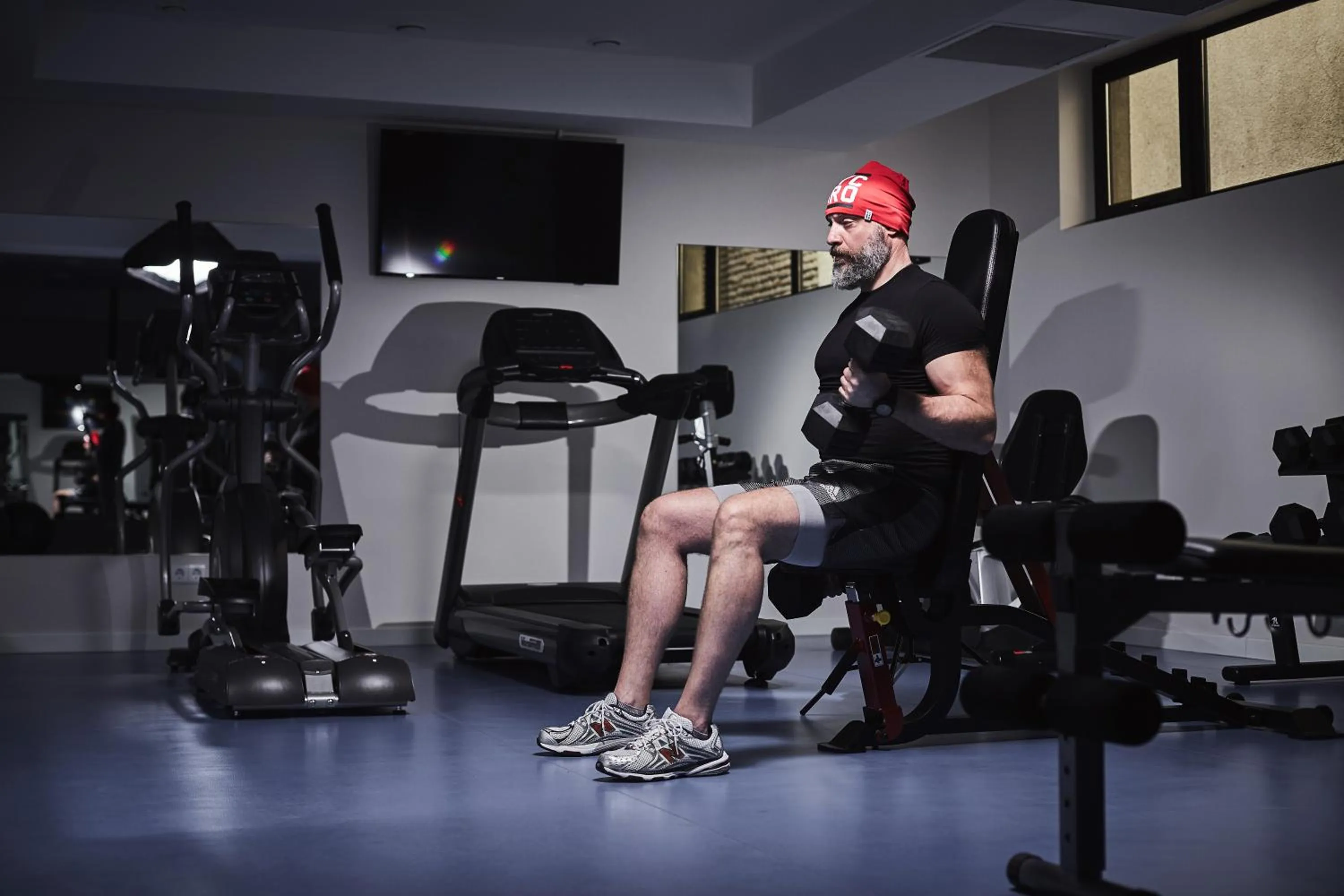 Fitness centre/facilities in Gallery Palace Hotel