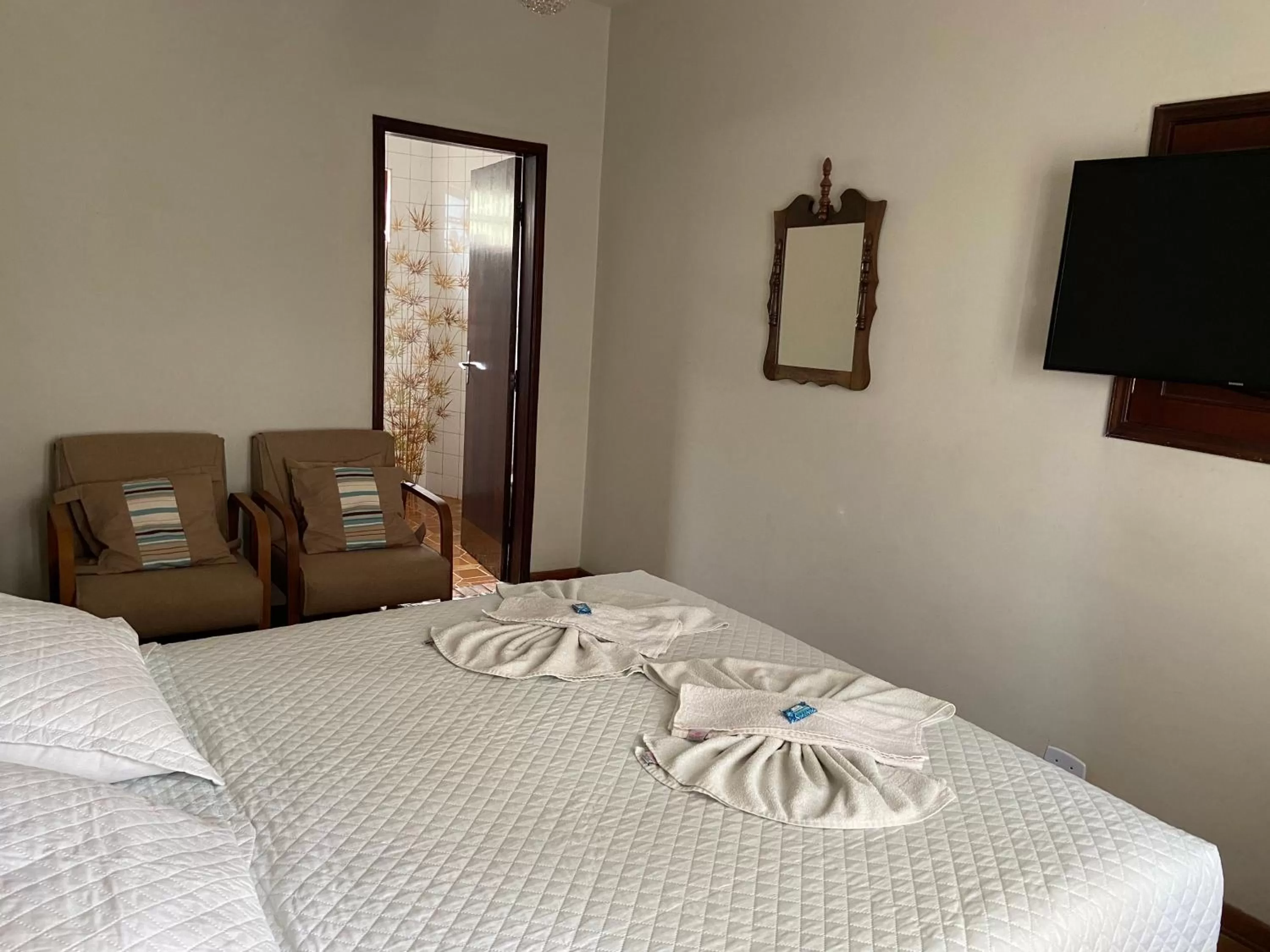 Bed in Pousada Casa de Bragança