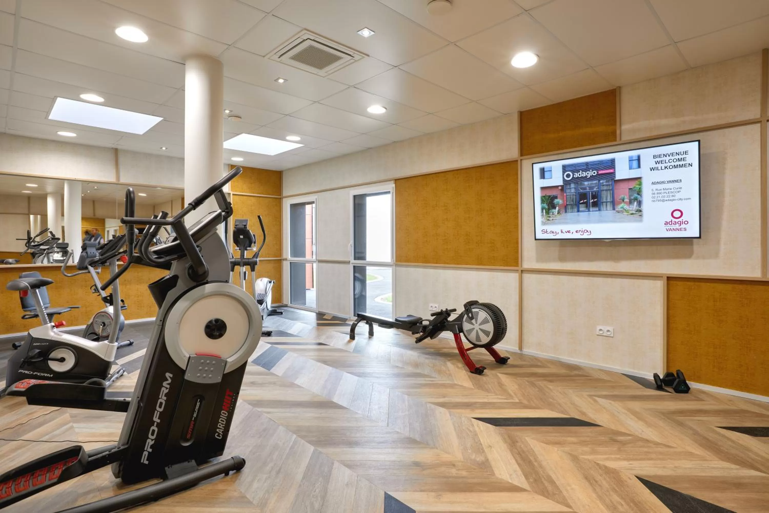 Fitness centre/facilities in Aparthotel & Spa Adagio Vannes