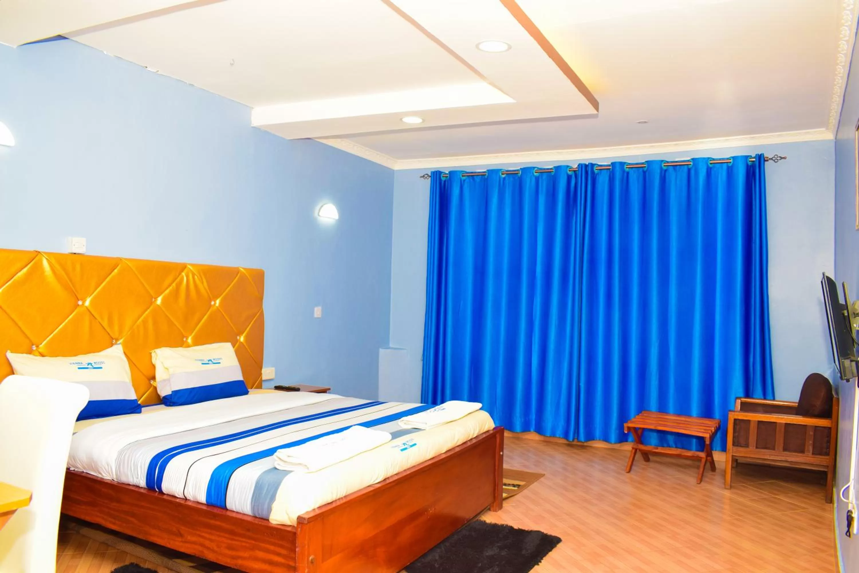 Bed in Vienna Woods Hotel Nakuru