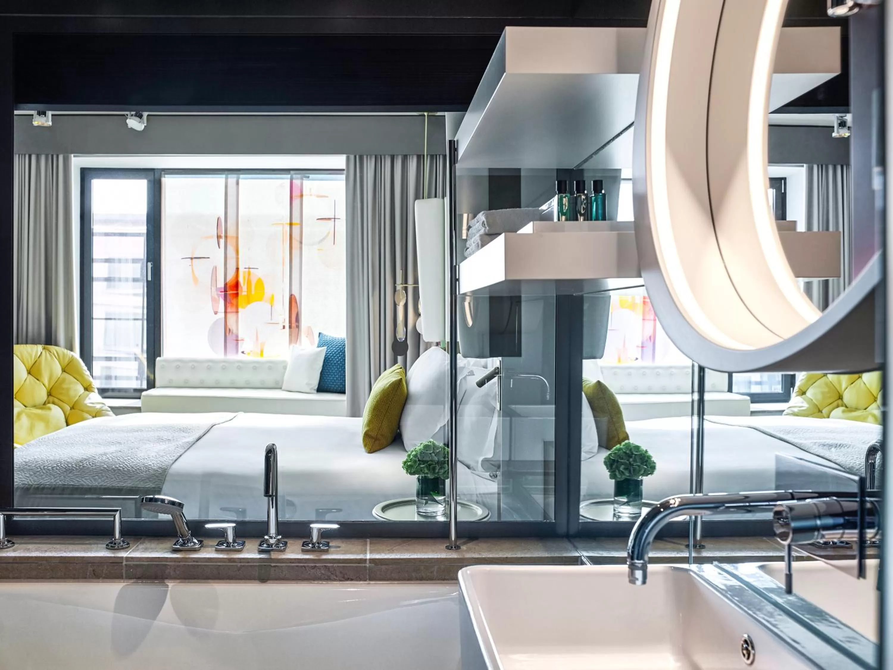 Photo of the whole room, Bed in Sofitel Munich Bayerpost