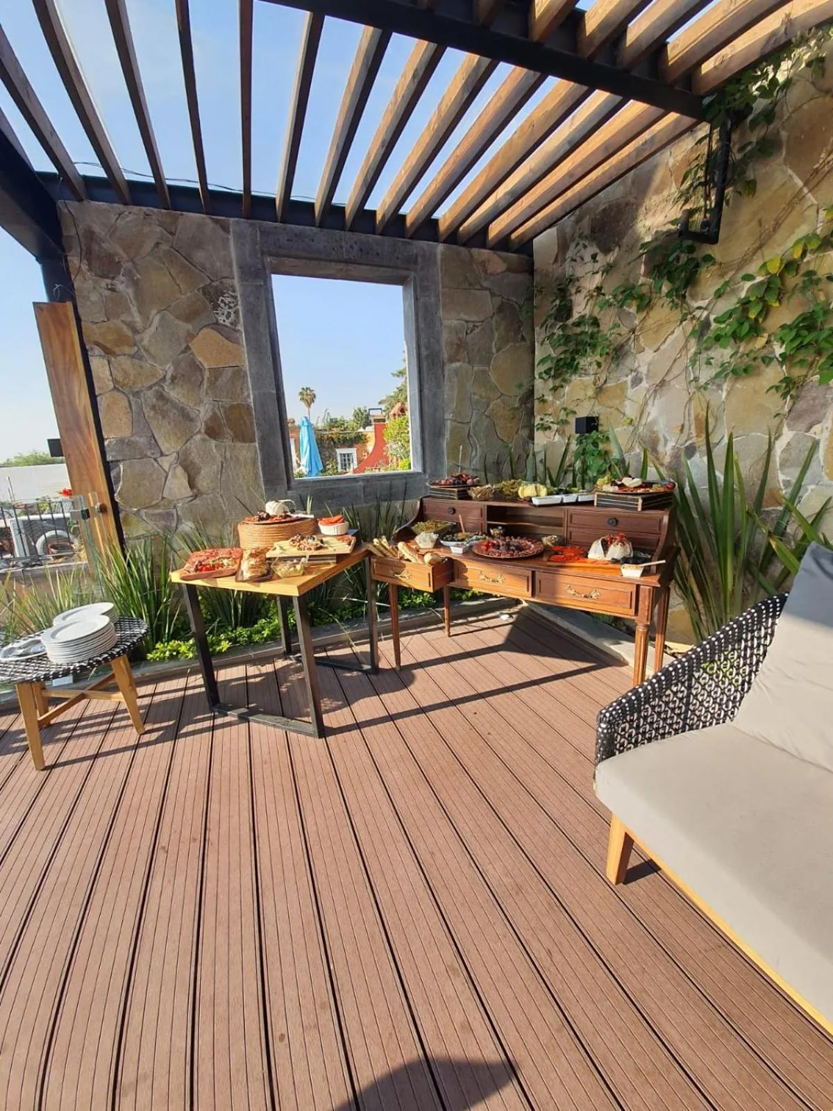 Balcony/Terrace in Mansion San Miguel