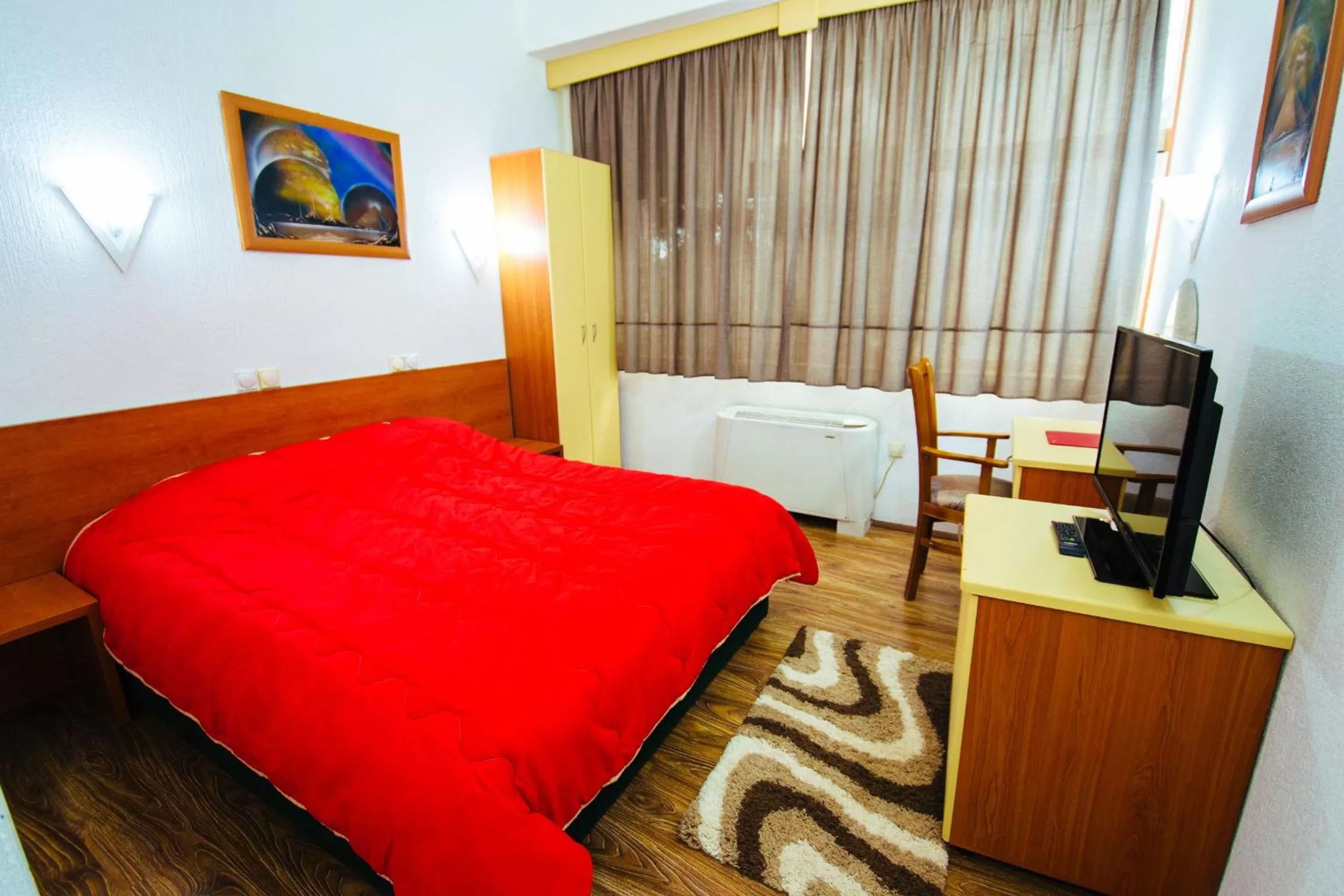 Bed in Hotel Kristal Palas