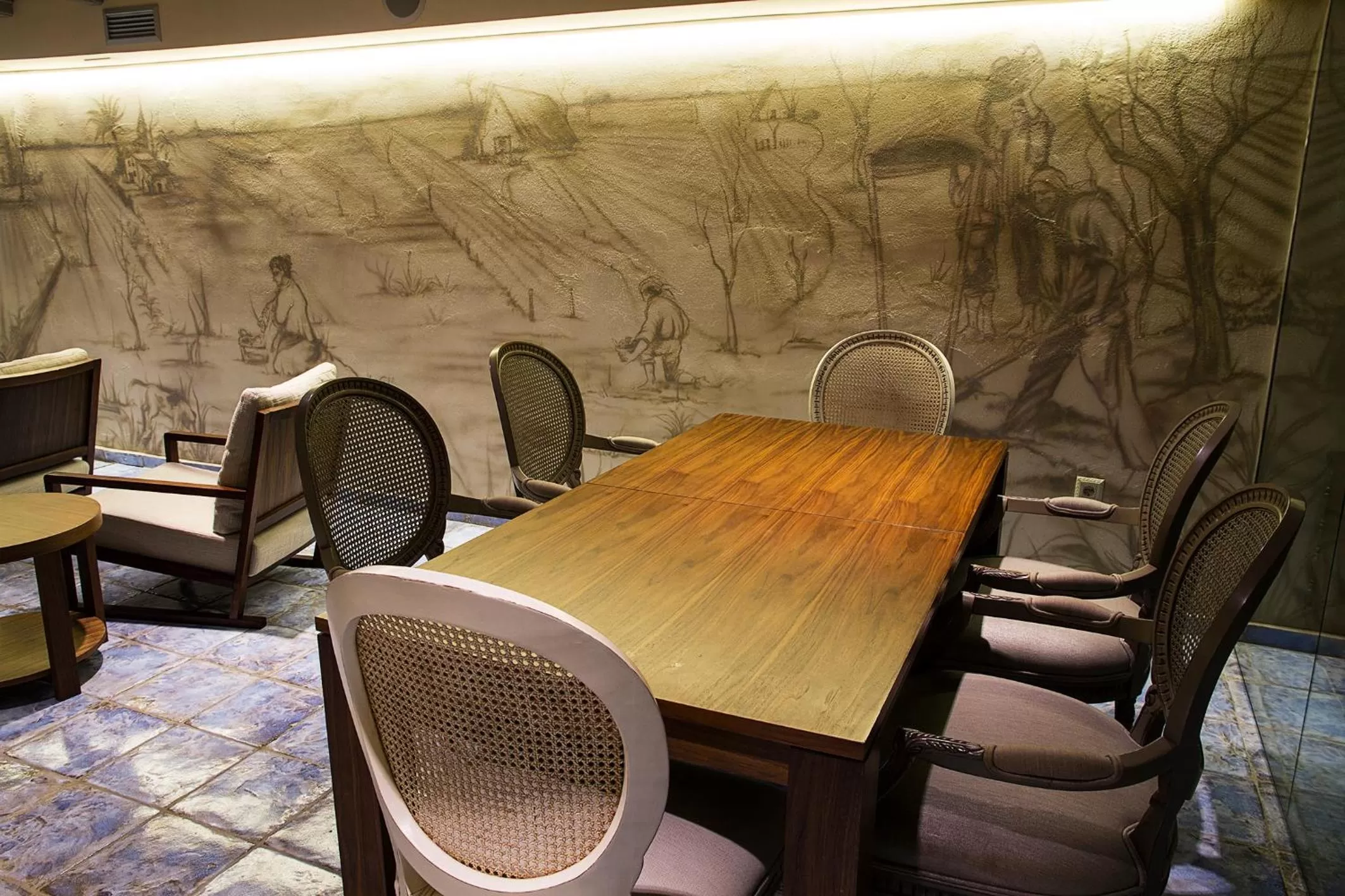 Dining area in La Mozaira