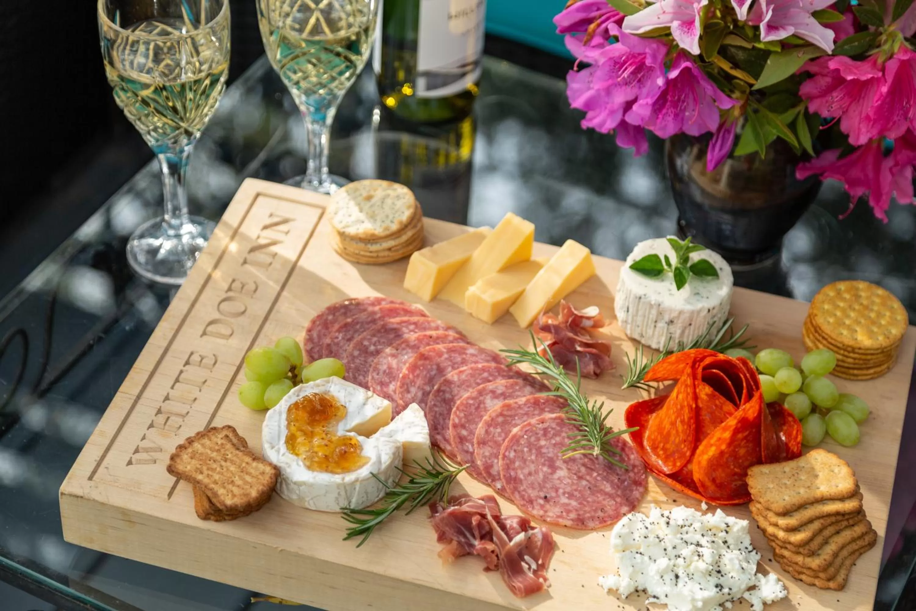 Food close-up in White Doe Inn Bed & Breakfast