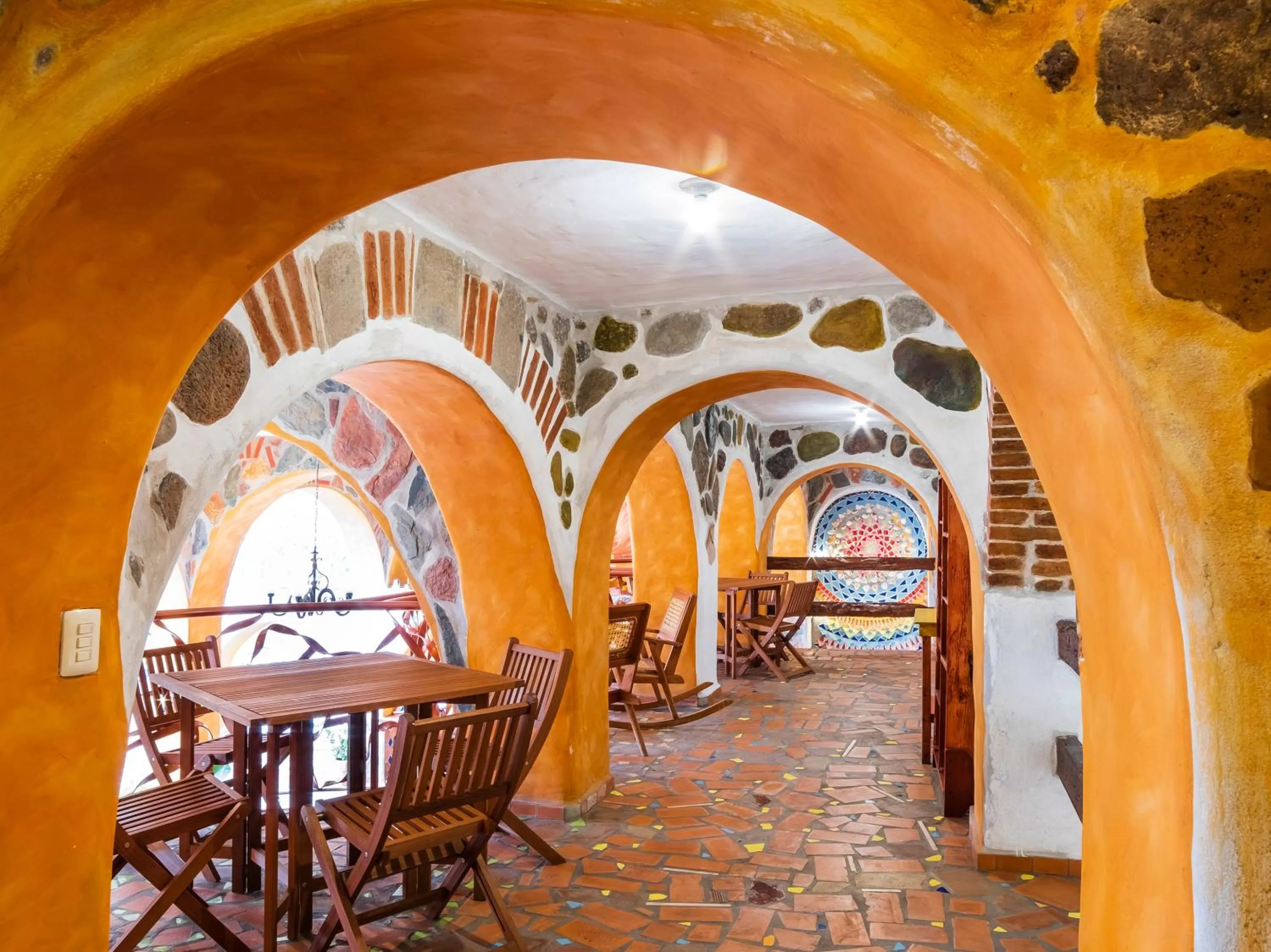 Dining area in Casa Miguel Arcangel