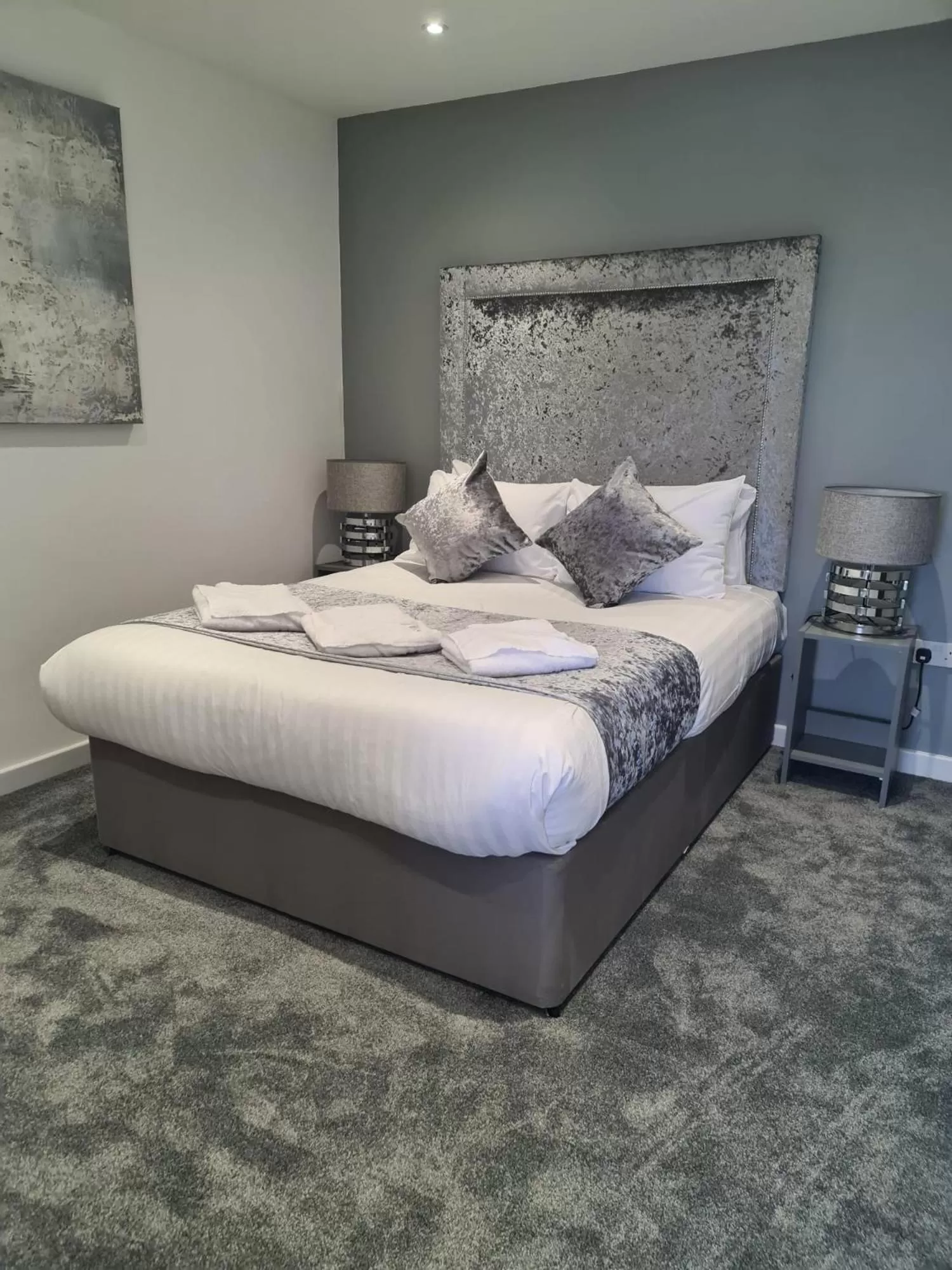 Bed in Royal Seabank Hotel