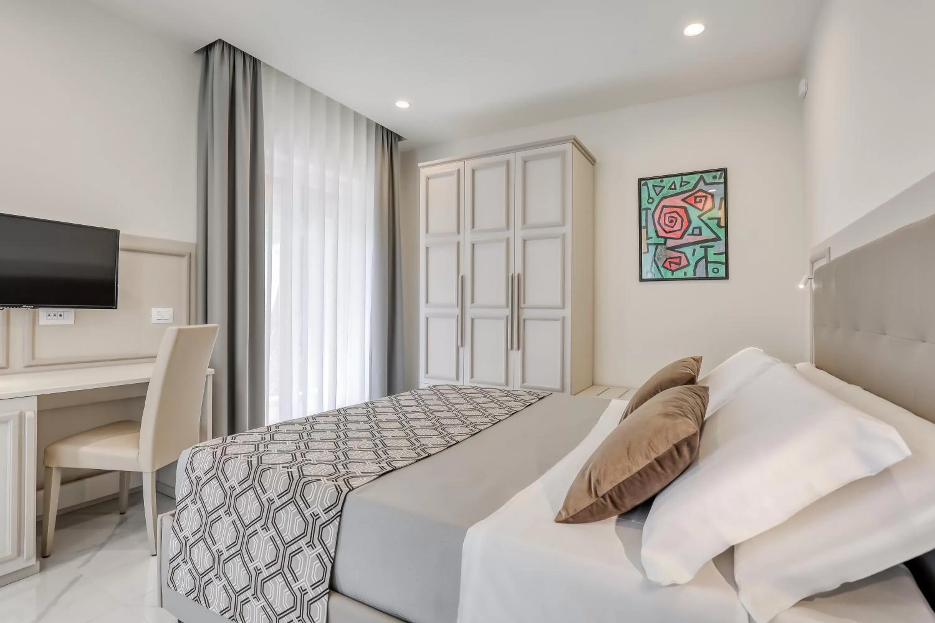 Bed in Vomero High Hotel