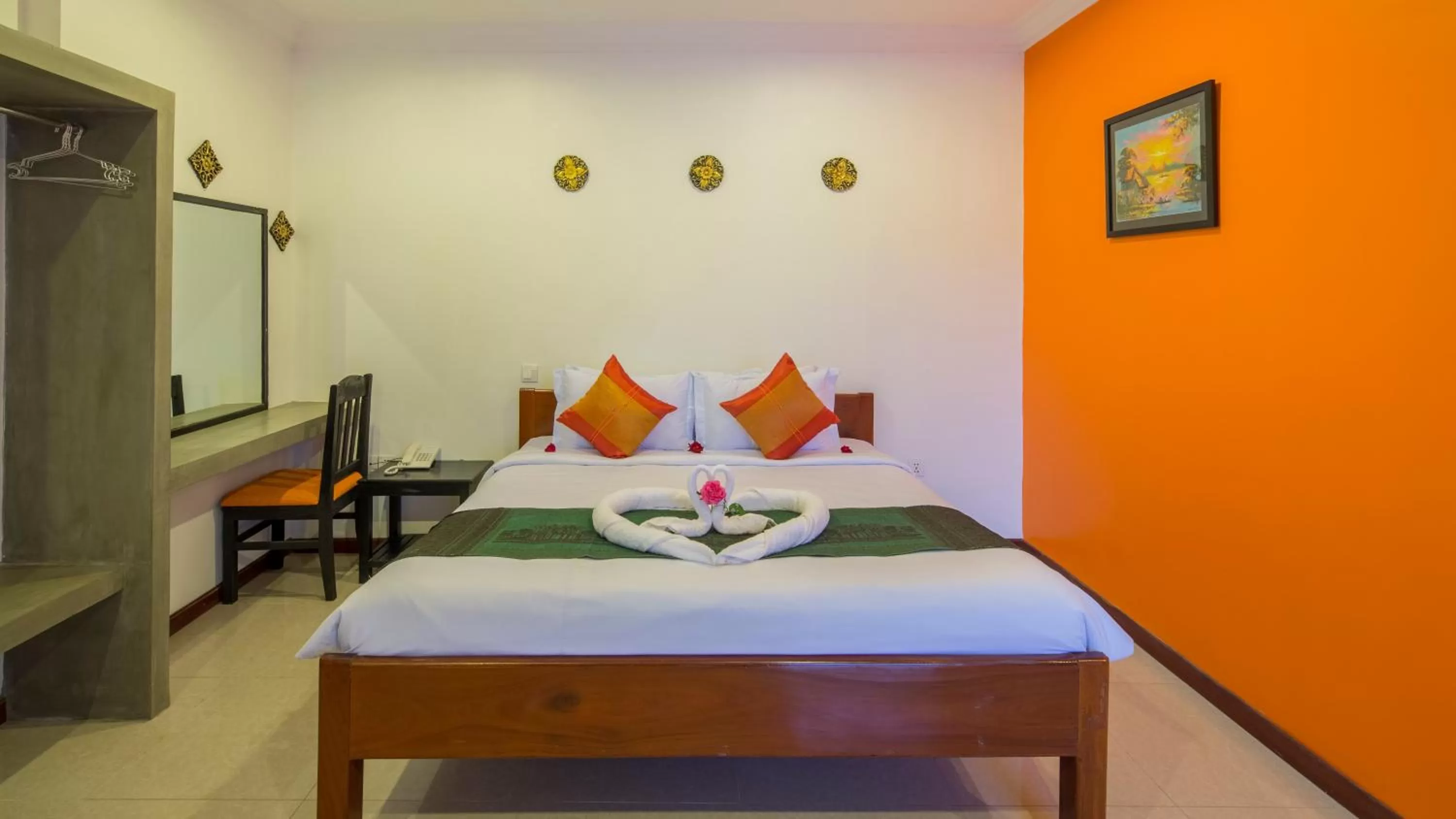 Bed in Sakun Angkor Boutique