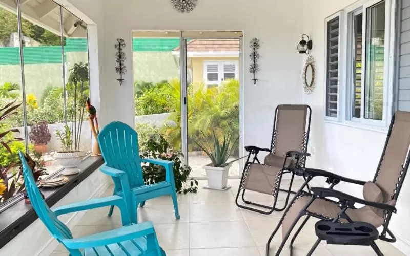 Patio, Fitness Center/Facilities in Jamnick Vacation Rentals - Richmond, St Ann, Jamaica