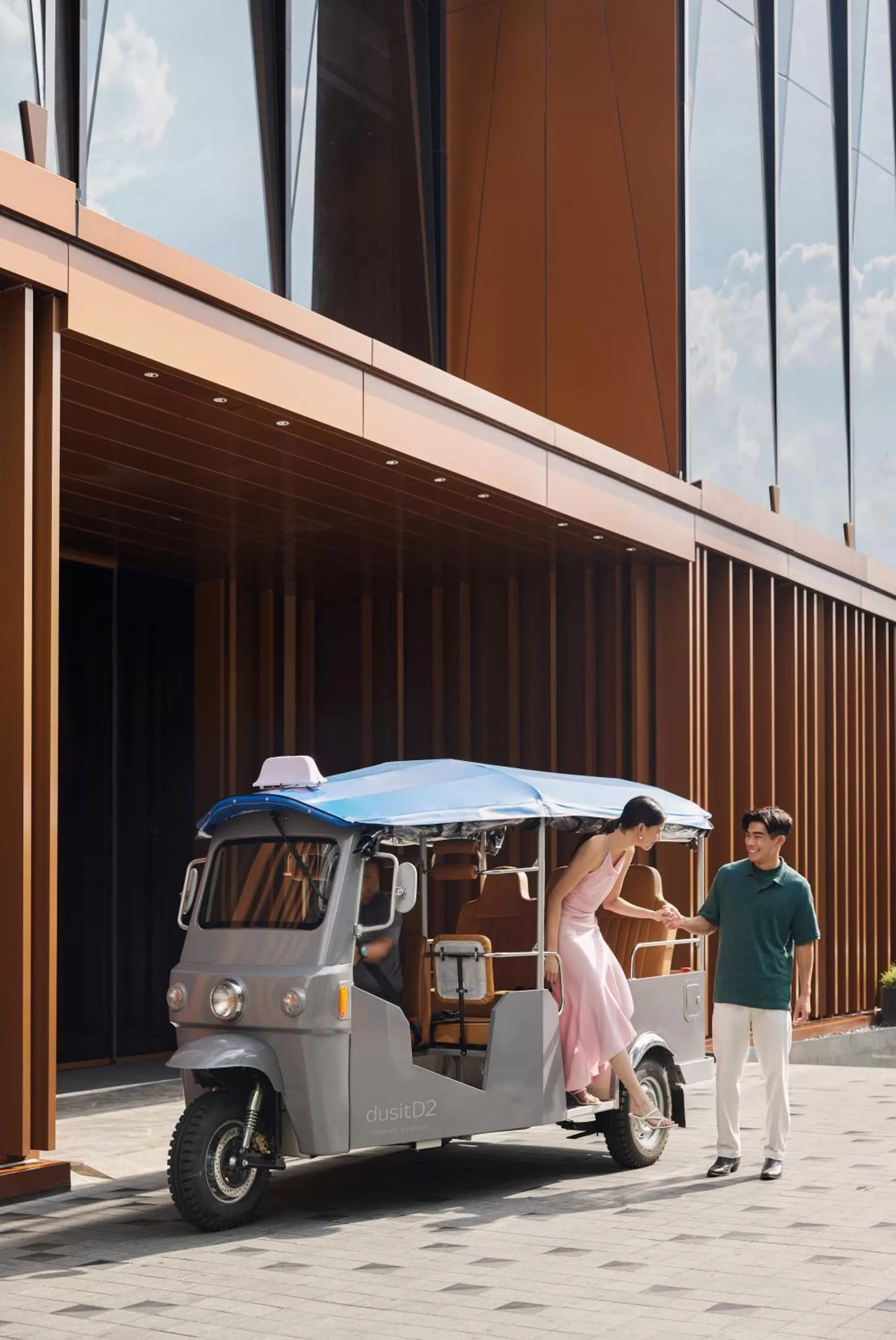 Facade/entrance in dusitD2 Samyan Bangkok