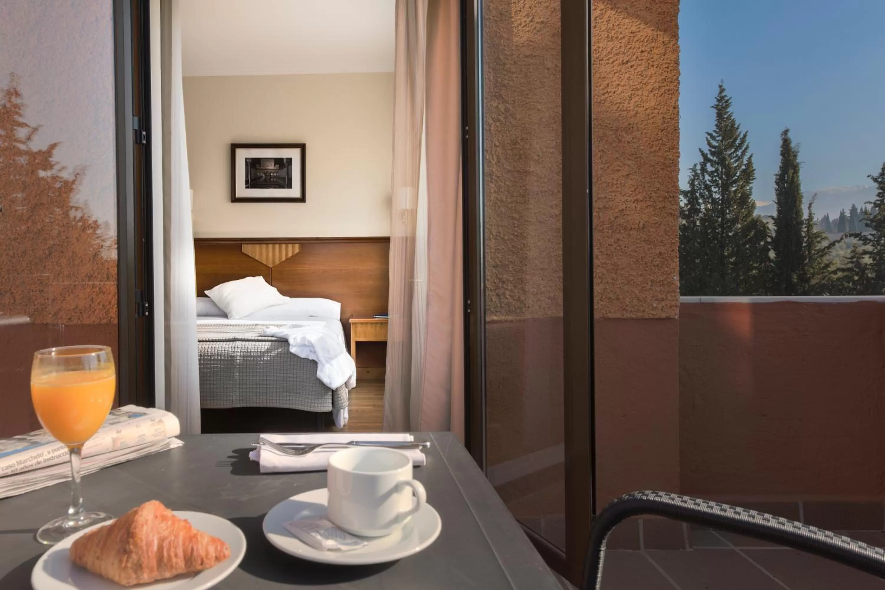 Balcony/Terrace, Bed in Porcel Alixares