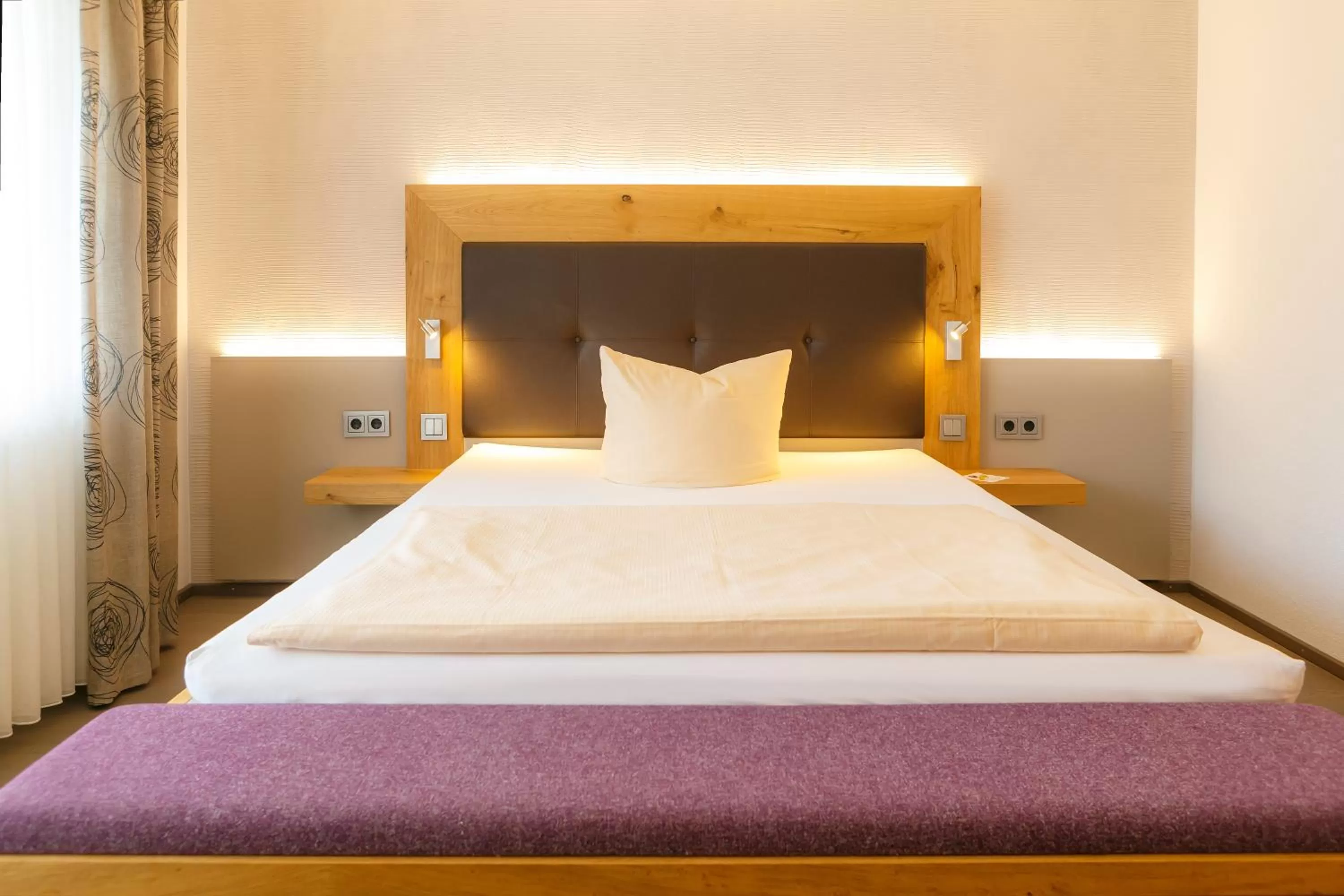 Photo of the whole room, Bed in Hotel-Restaurant Bierhäusle