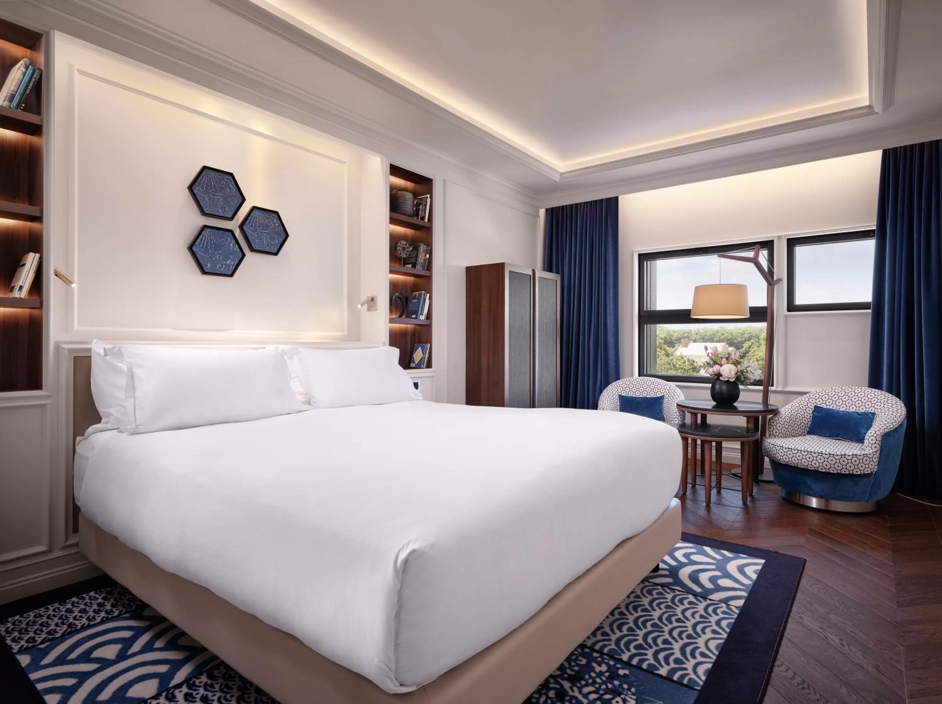 Bed in Sofitel Barcelona Skipper