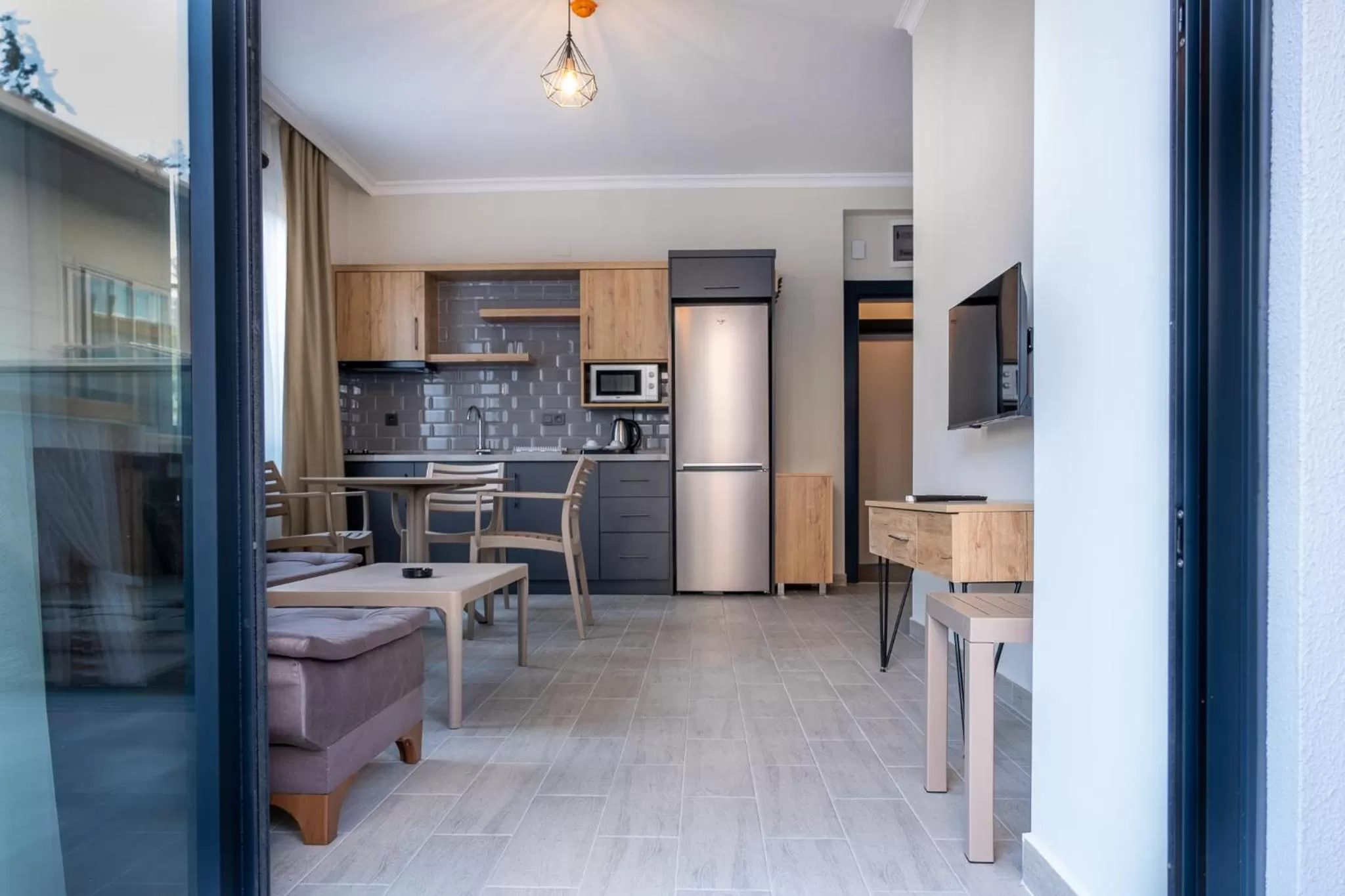 Kitchen or kitchenette in Nas Suite