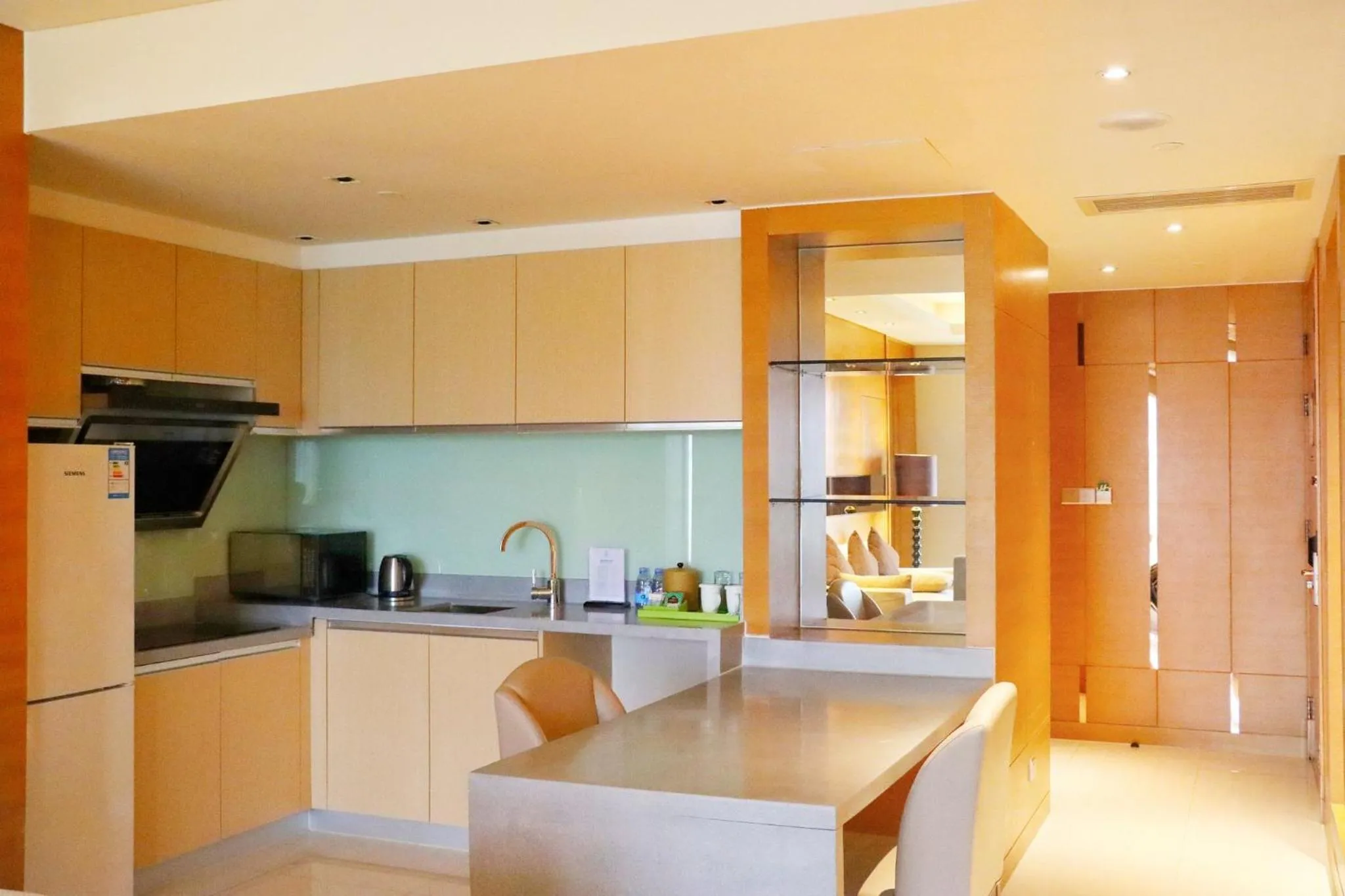 Photo of the whole room in Junluxe Hotel Guangzhou Science City-Free Shuttle Bus Service to Guangzhou Canton Fair