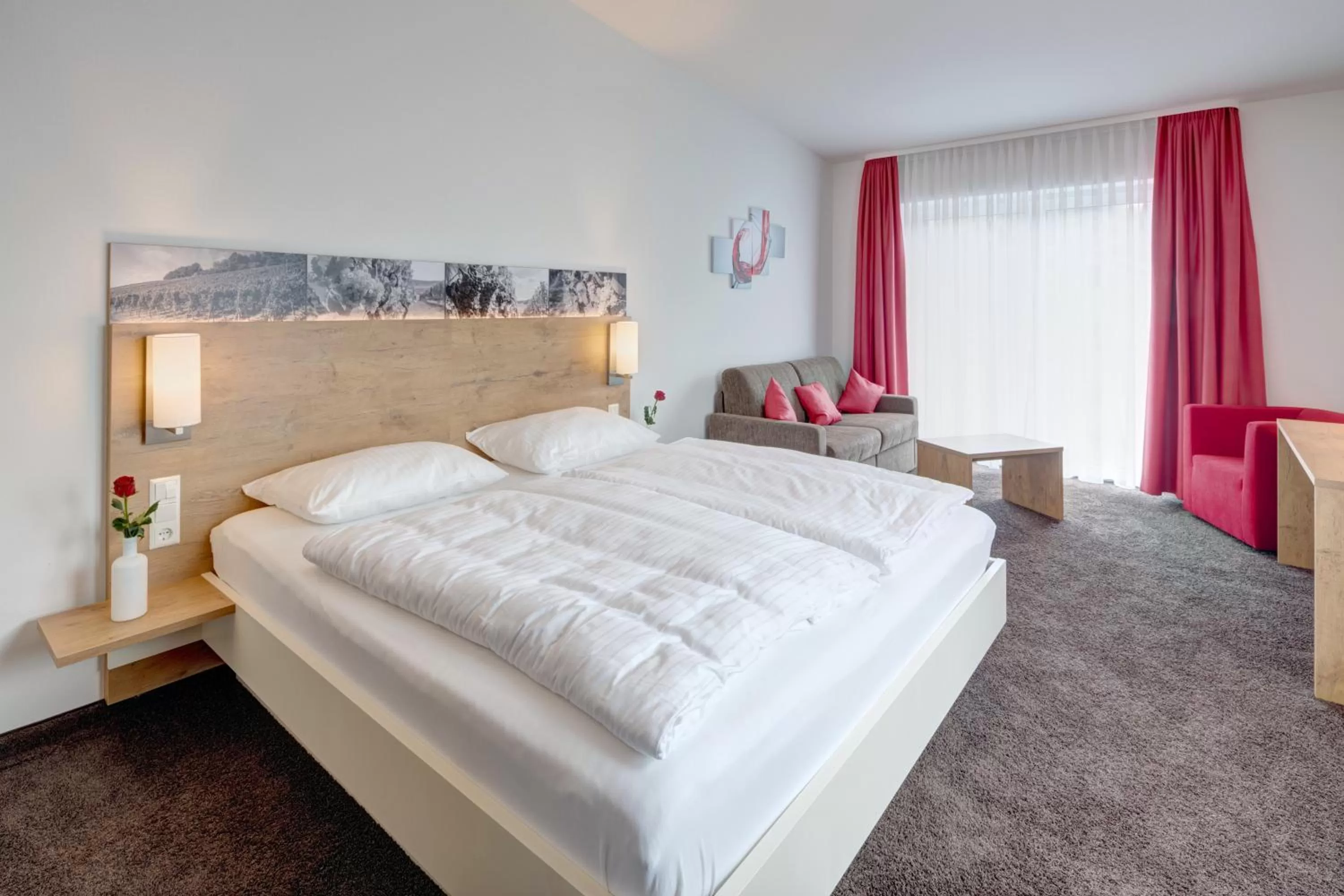 Bed in Vinotel Heinz J. Schwab