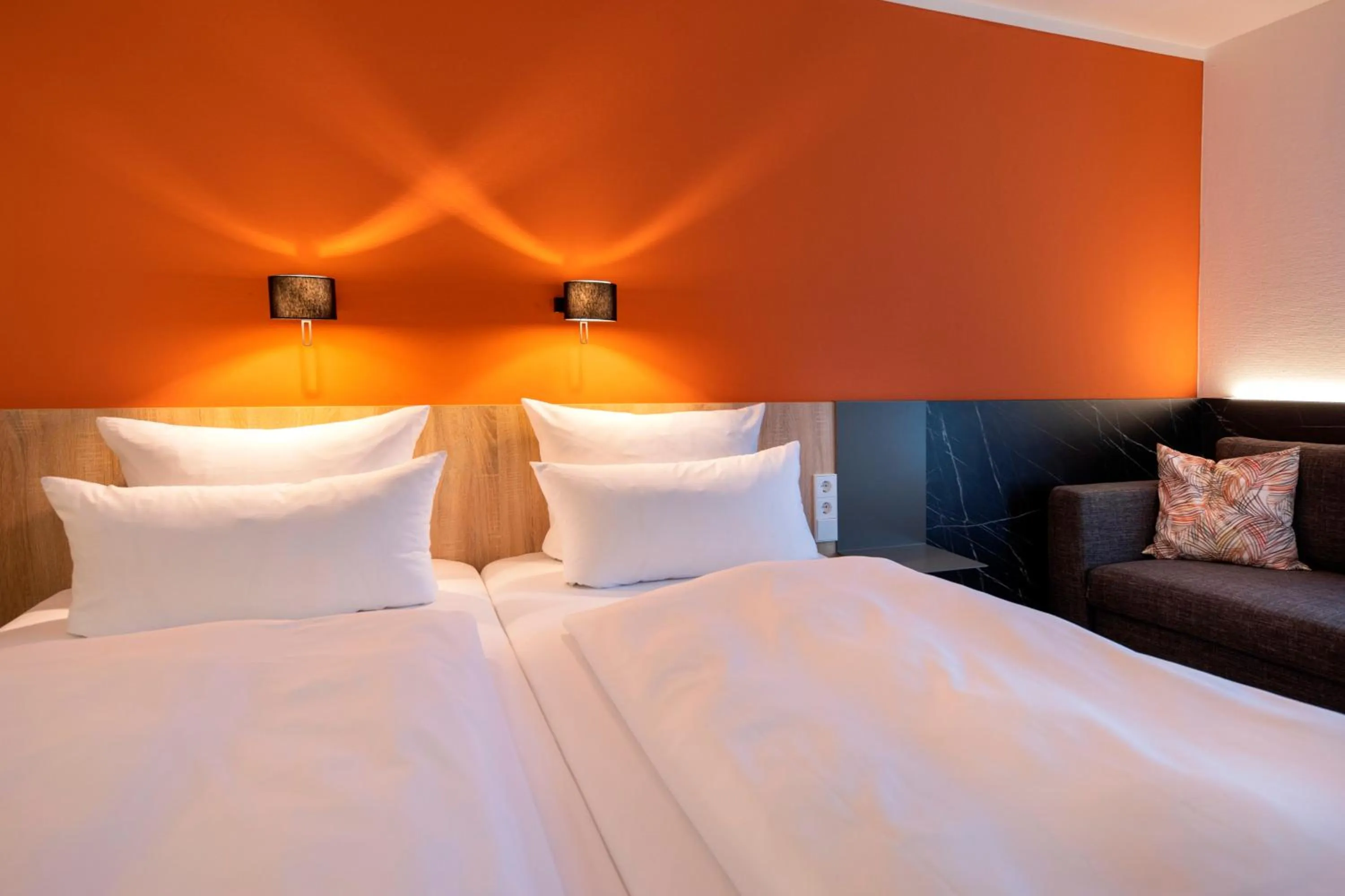 Bed in ACHAT Hotel Stuttgart Airport Messe