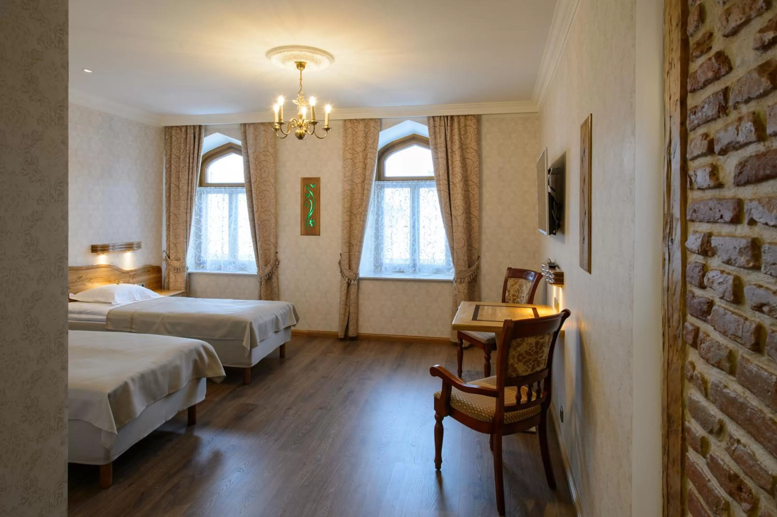 Photo of the whole room, Bed in Georgi Hotell