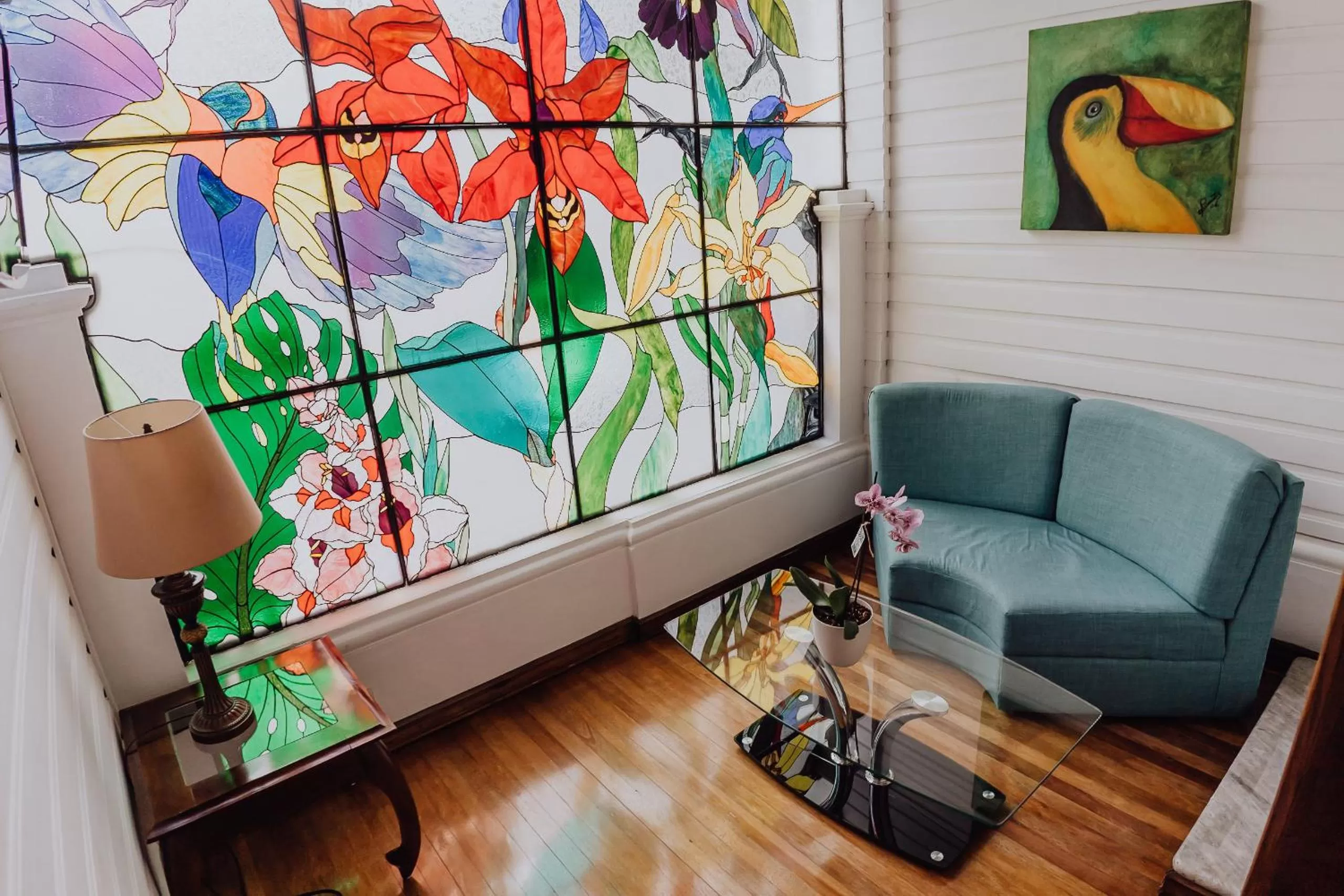 Seating area in Hotel Dunn Inn