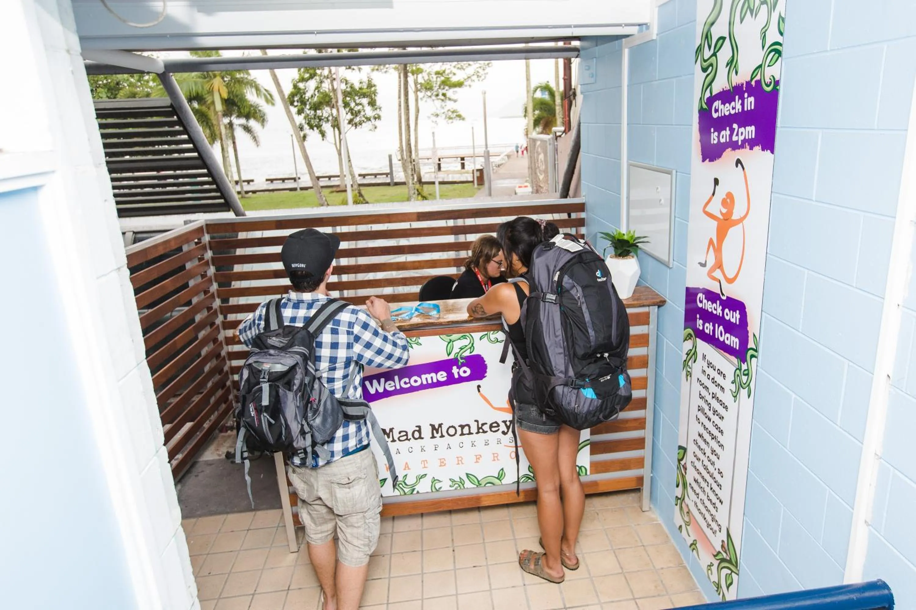 Staff in Mad Monkey Waterfront