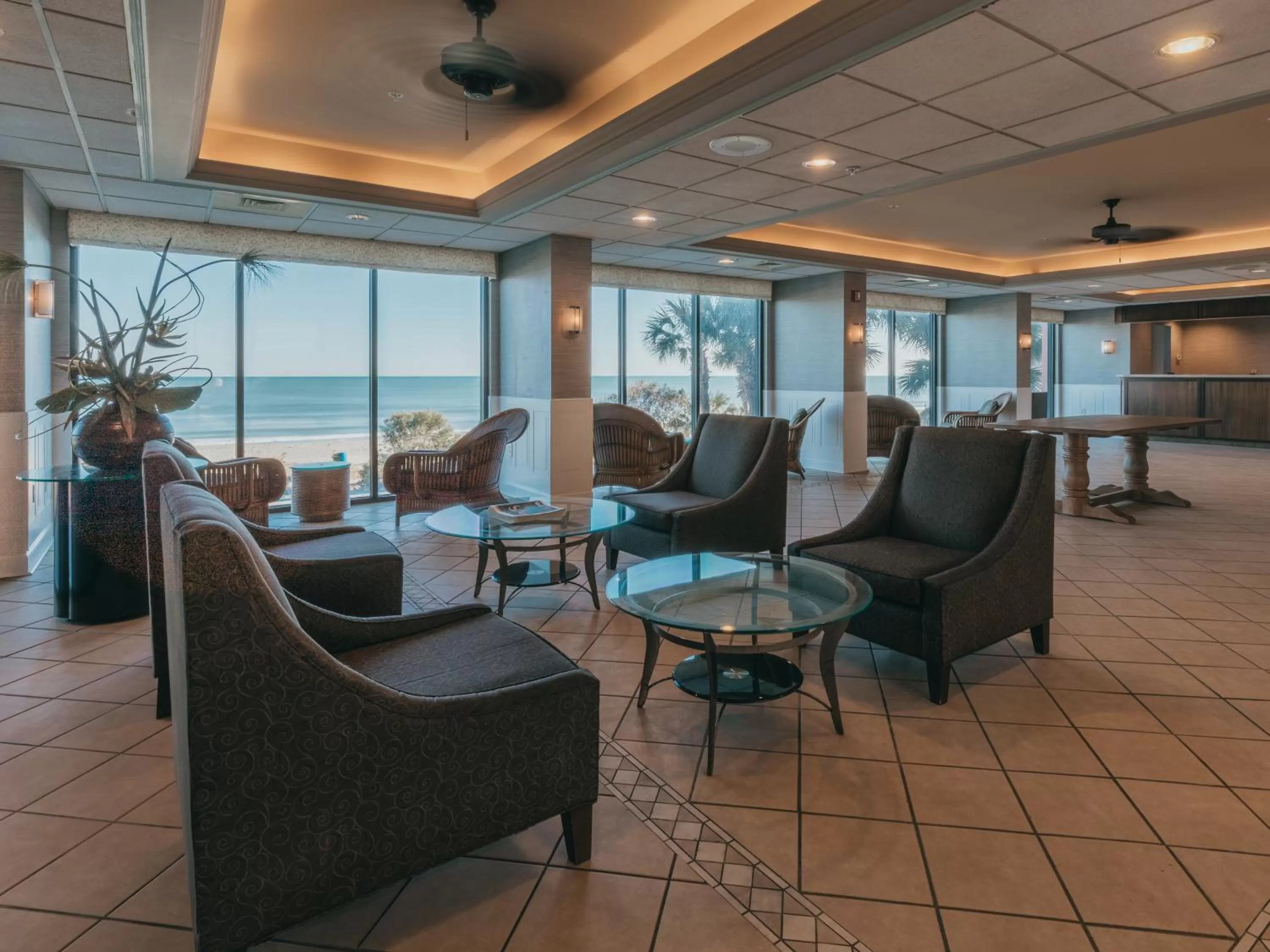 Lobby or reception in Sandcastle Oceanfront Resort South Beach