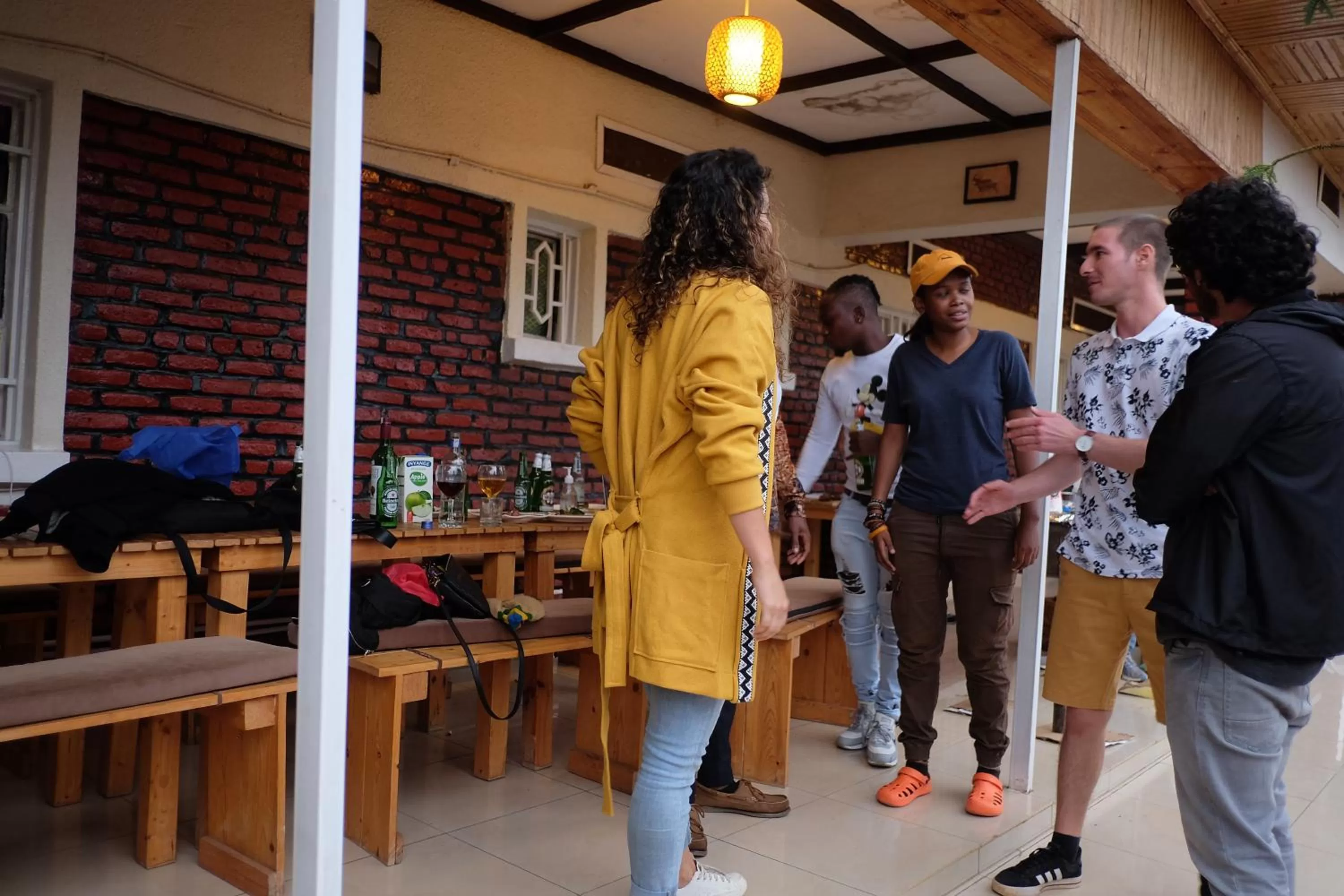 group of guests in INZOZI AFRICA HOUSE B&B- Kacyiru