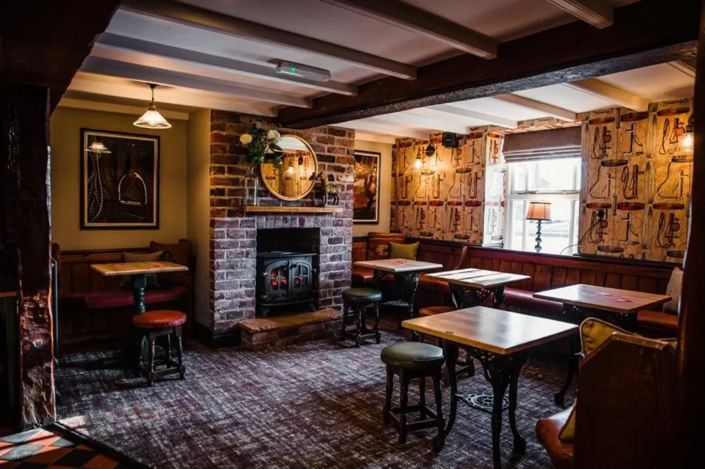Dining area in The Black Horse Inn