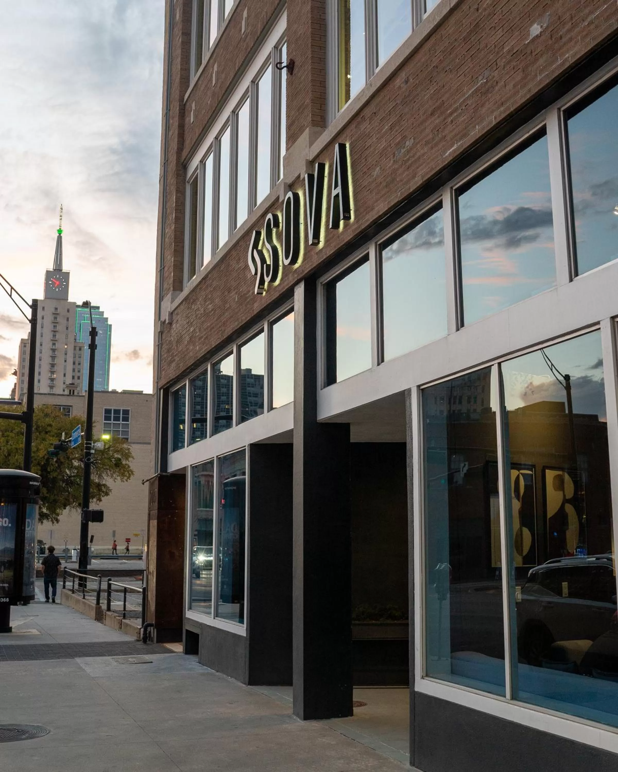 Property building in SOVA Micro-Room & Social Hotel