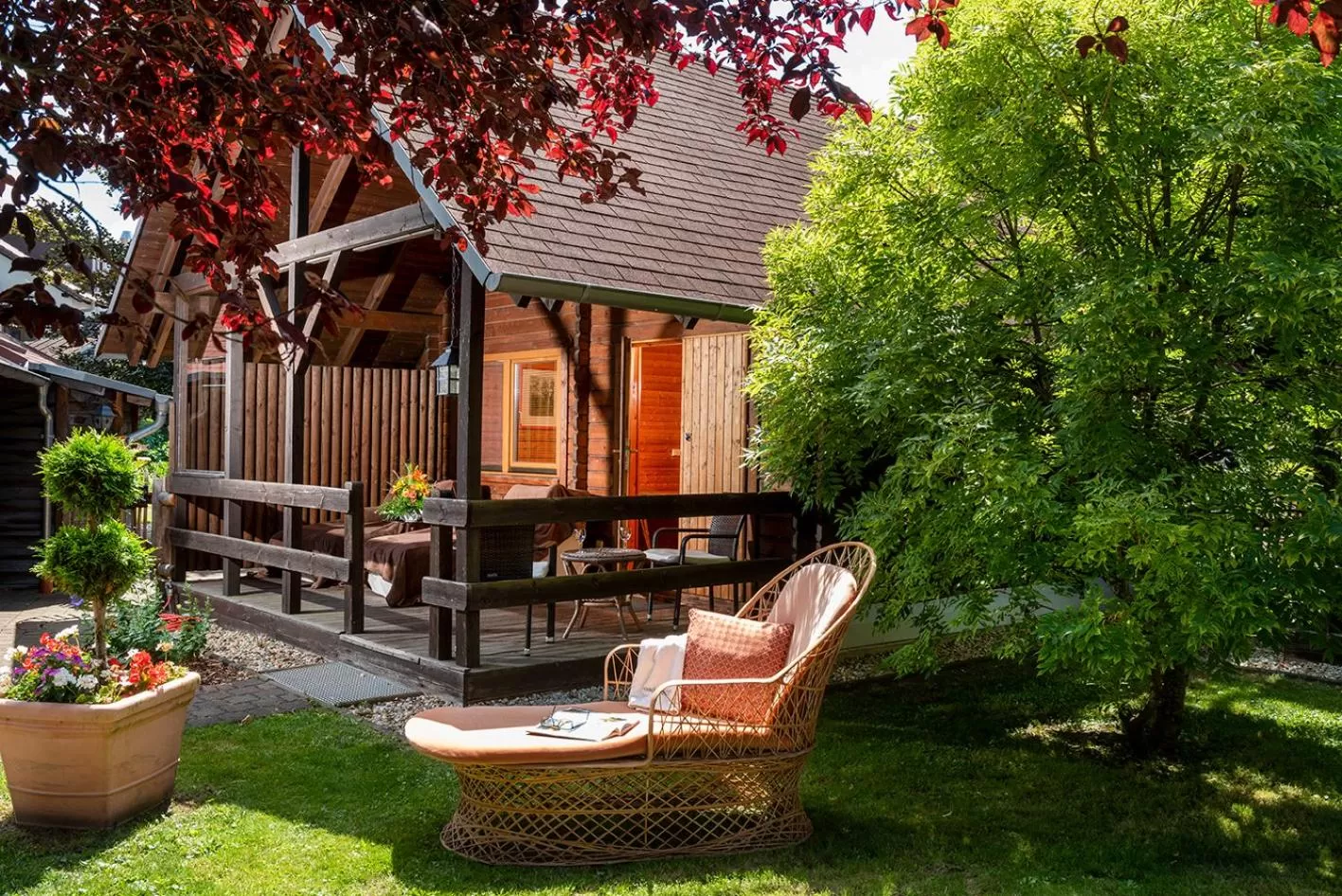 Bungalow with Garden View in Wellnesshotel Seeschlößchen - Privat- Spa & Naturresort