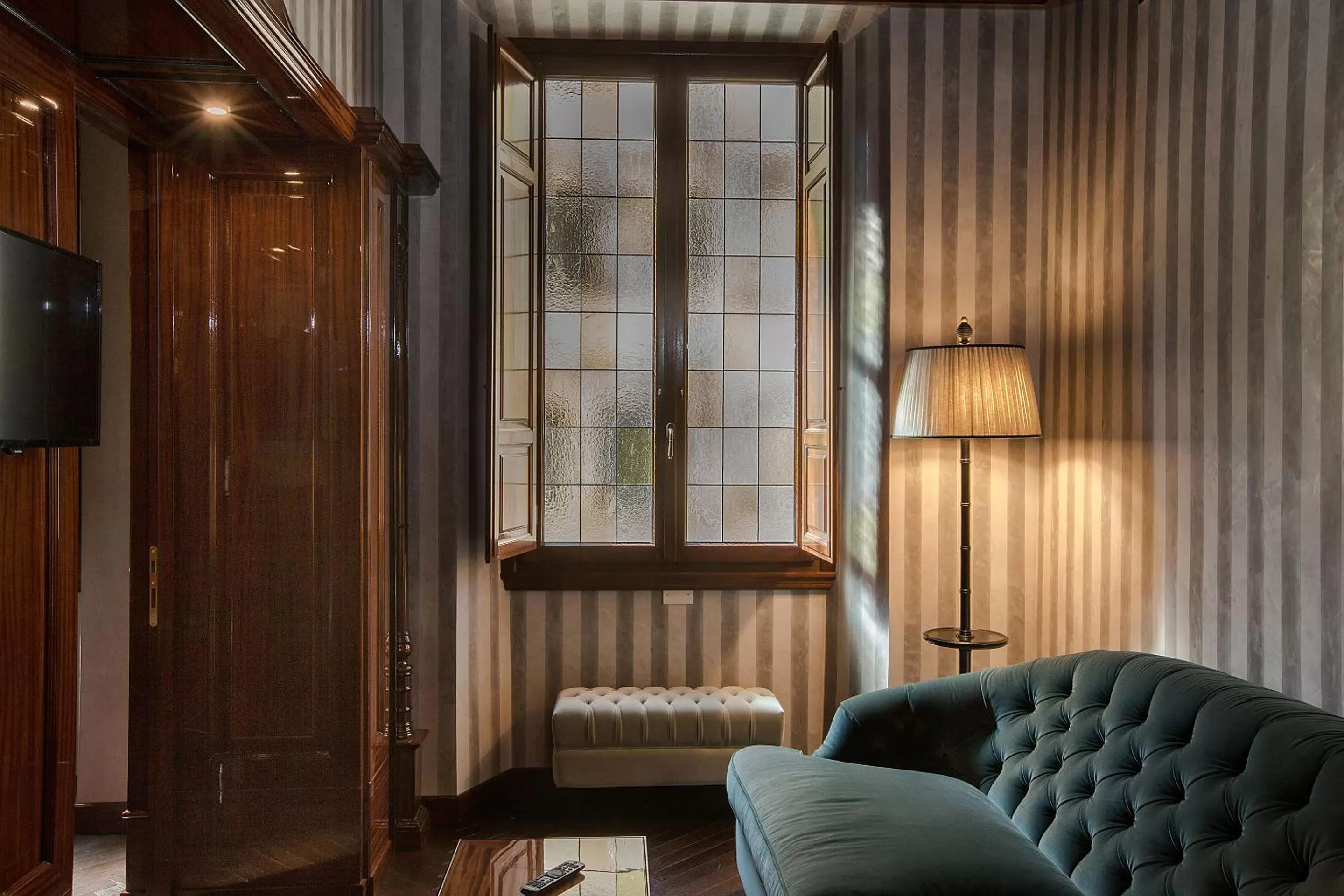 Seating area in Grand Hotel Baglioni