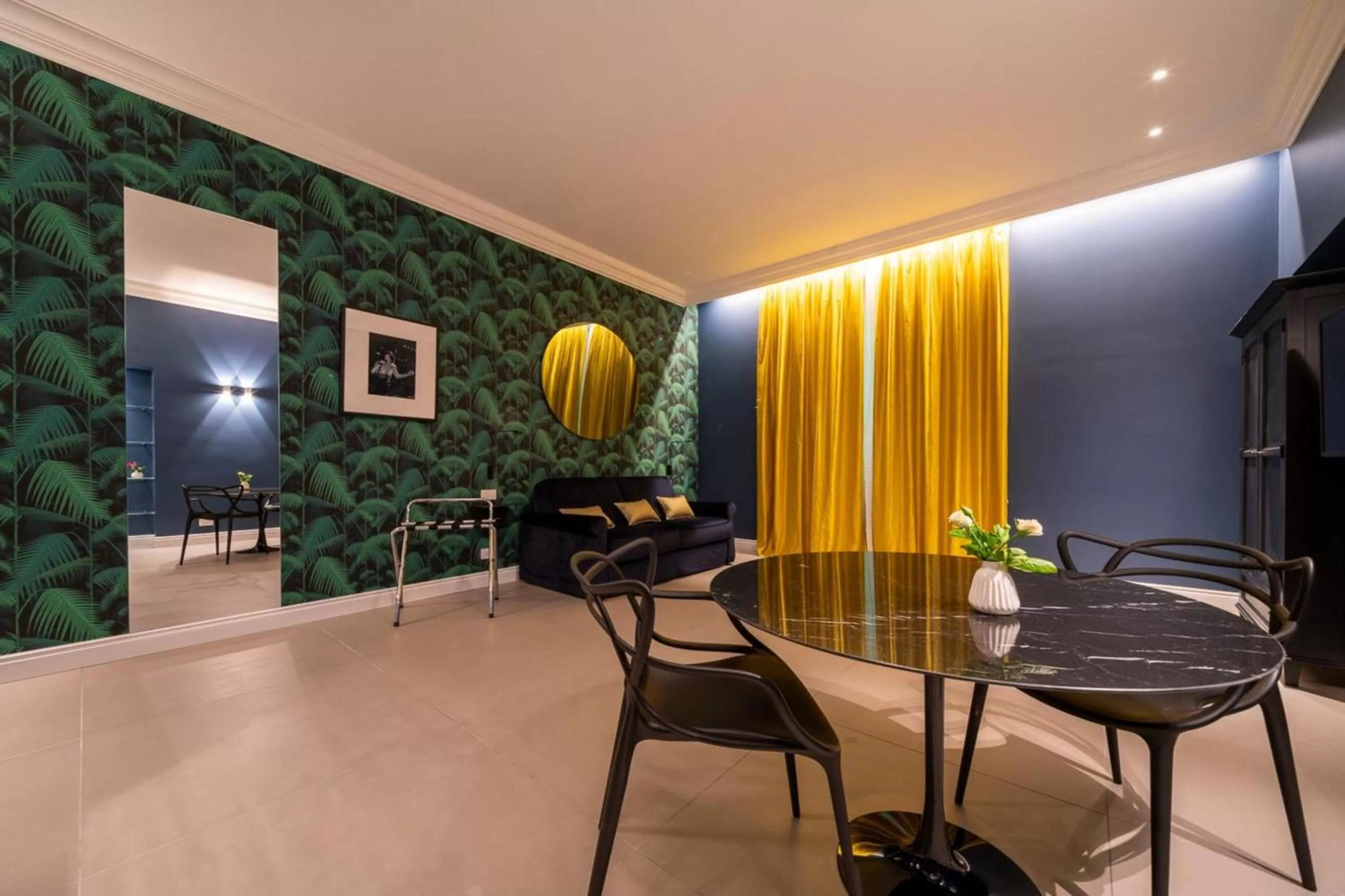 Living room, Dining Area in Boutique Central Apartments- Happy Rentals